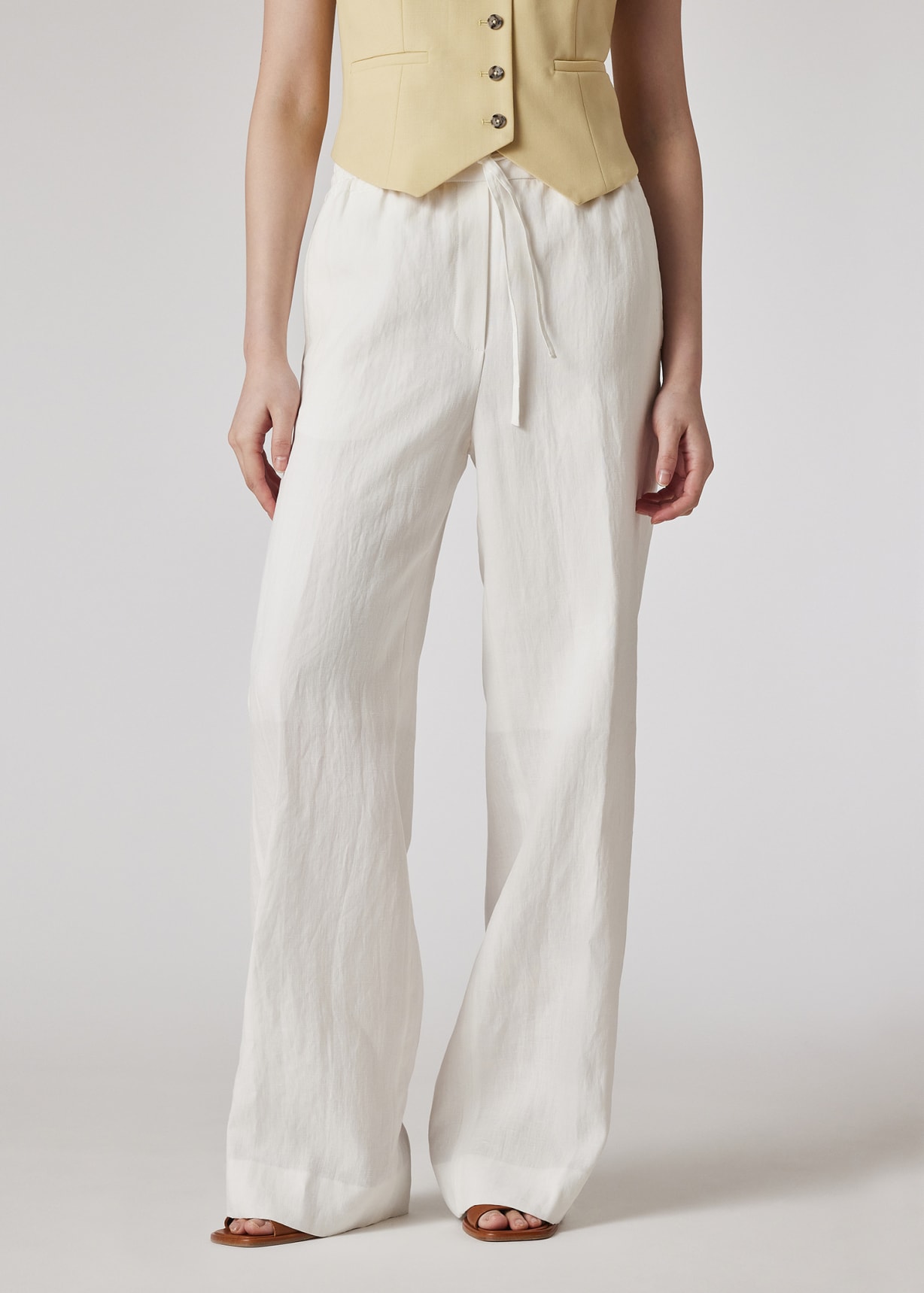 パンツ PAUL SMITH Women Straight Pants W1R 328T M01427 04 White WOMENS TROUSERS - WHITE – MinimuMaximuM