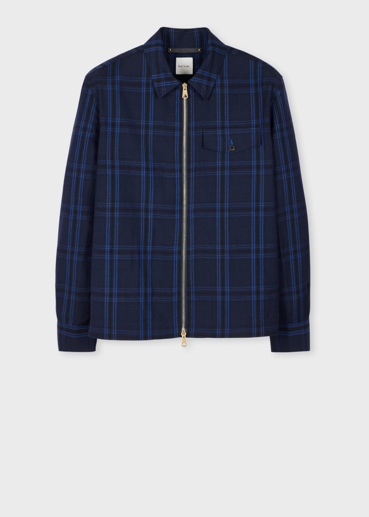 PS Paul Smith Wool Coat Navy at CareOfCarl.com