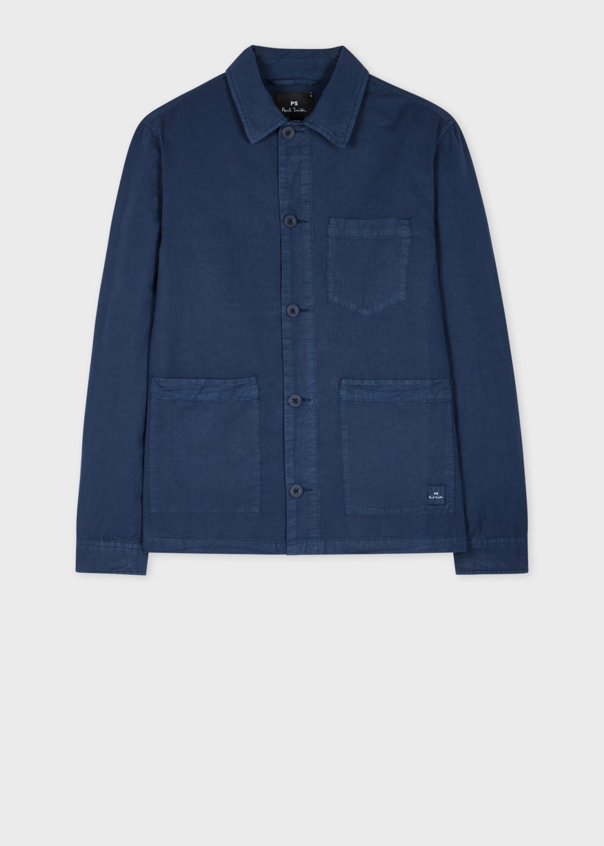 Product view - Navy Cotton-Linen Work Jacket Paul Smith