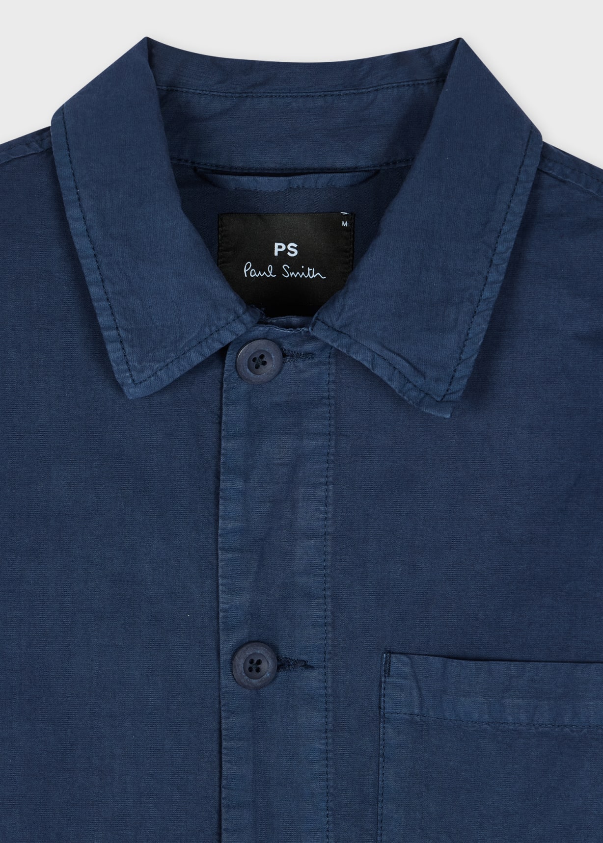 Product view - Navy Cotton-Linen Work Jacket Paul Smith