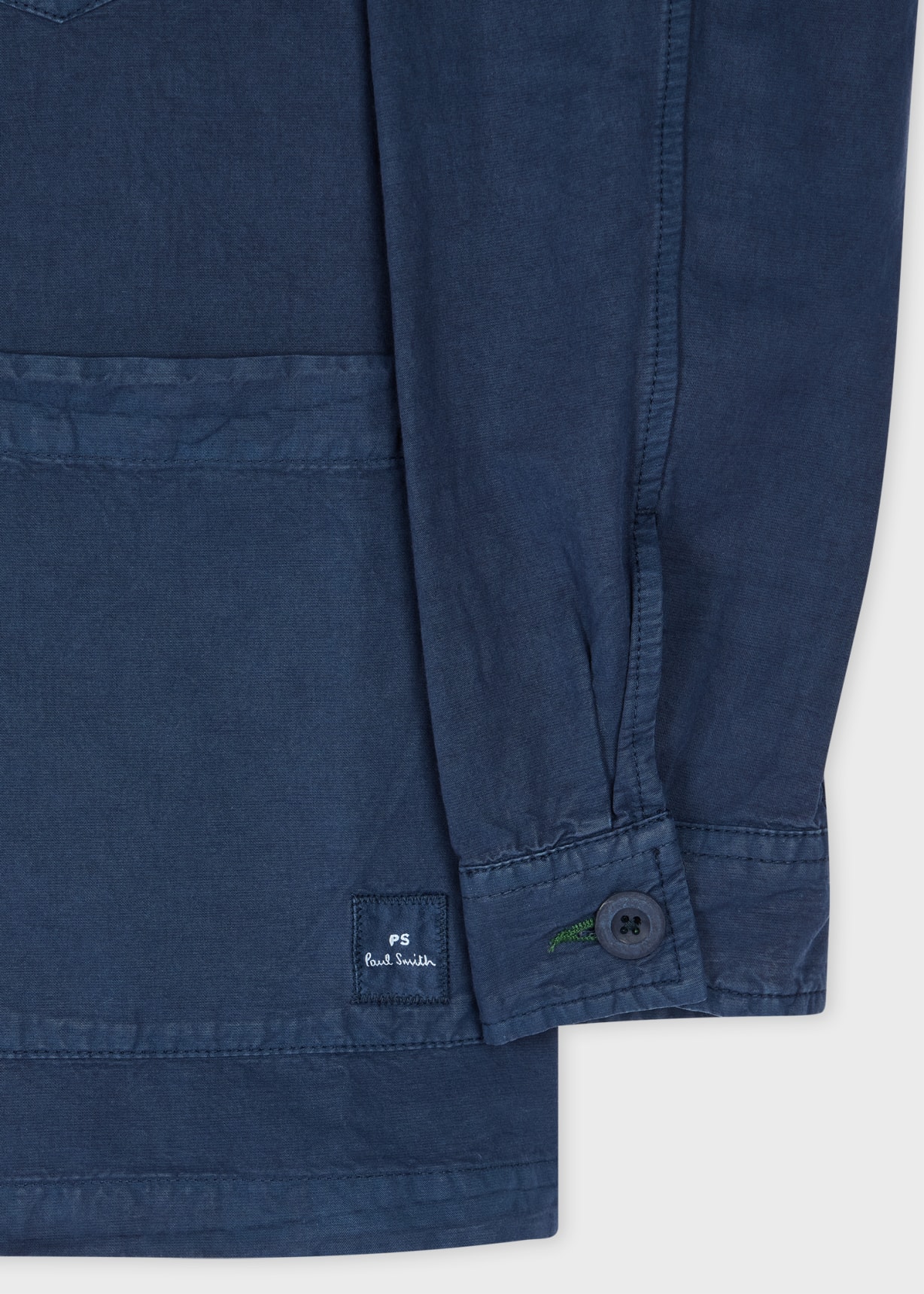 Product view - Navy Cotton-Linen Work Jacket Paul Smith