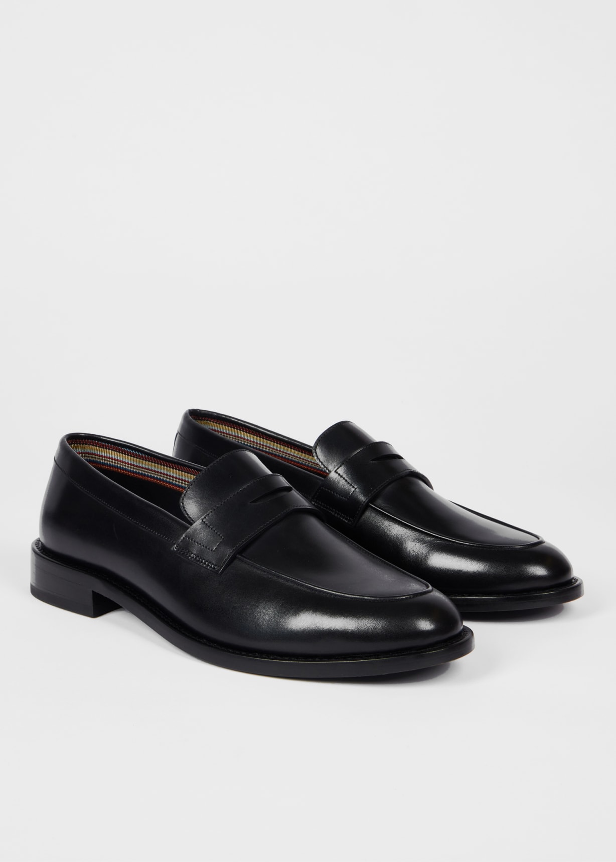 Men's Black Leather 'Benito' Loafers