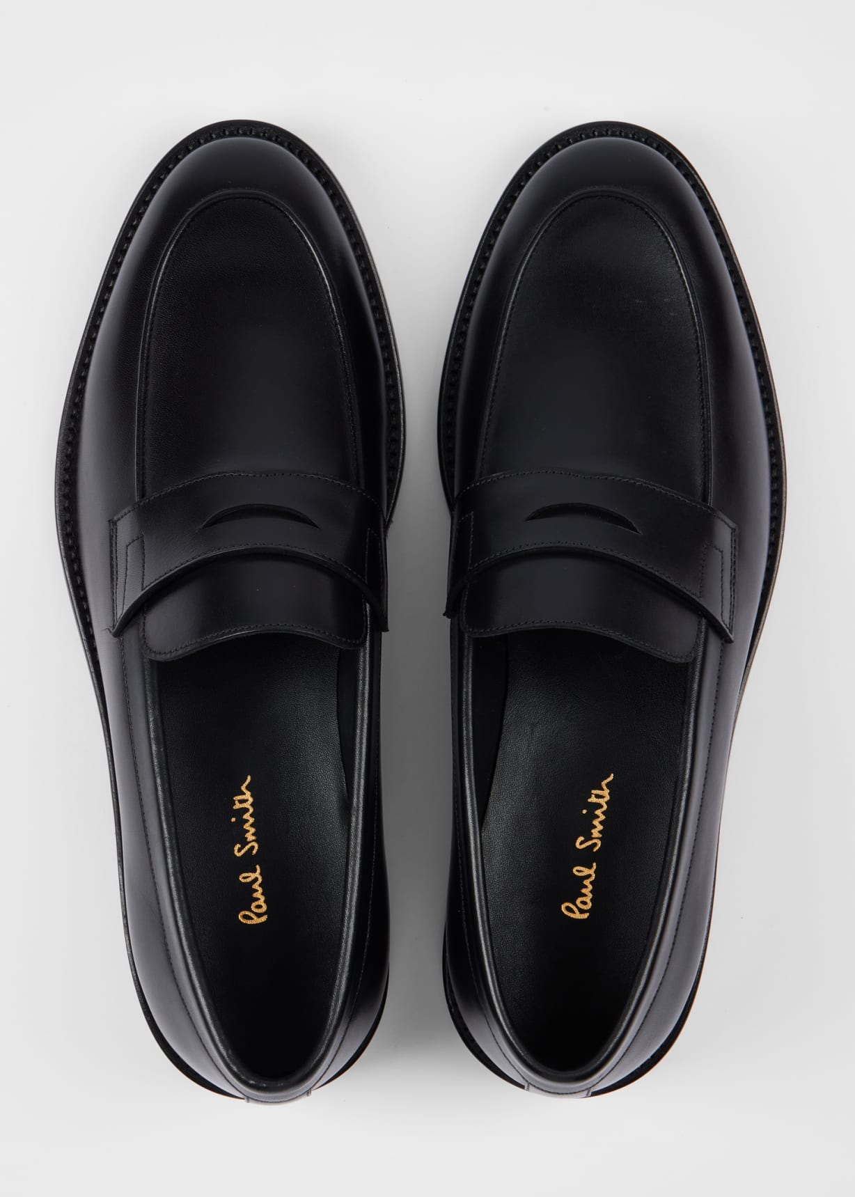 Men's Black Leather 'Benito' Loafers