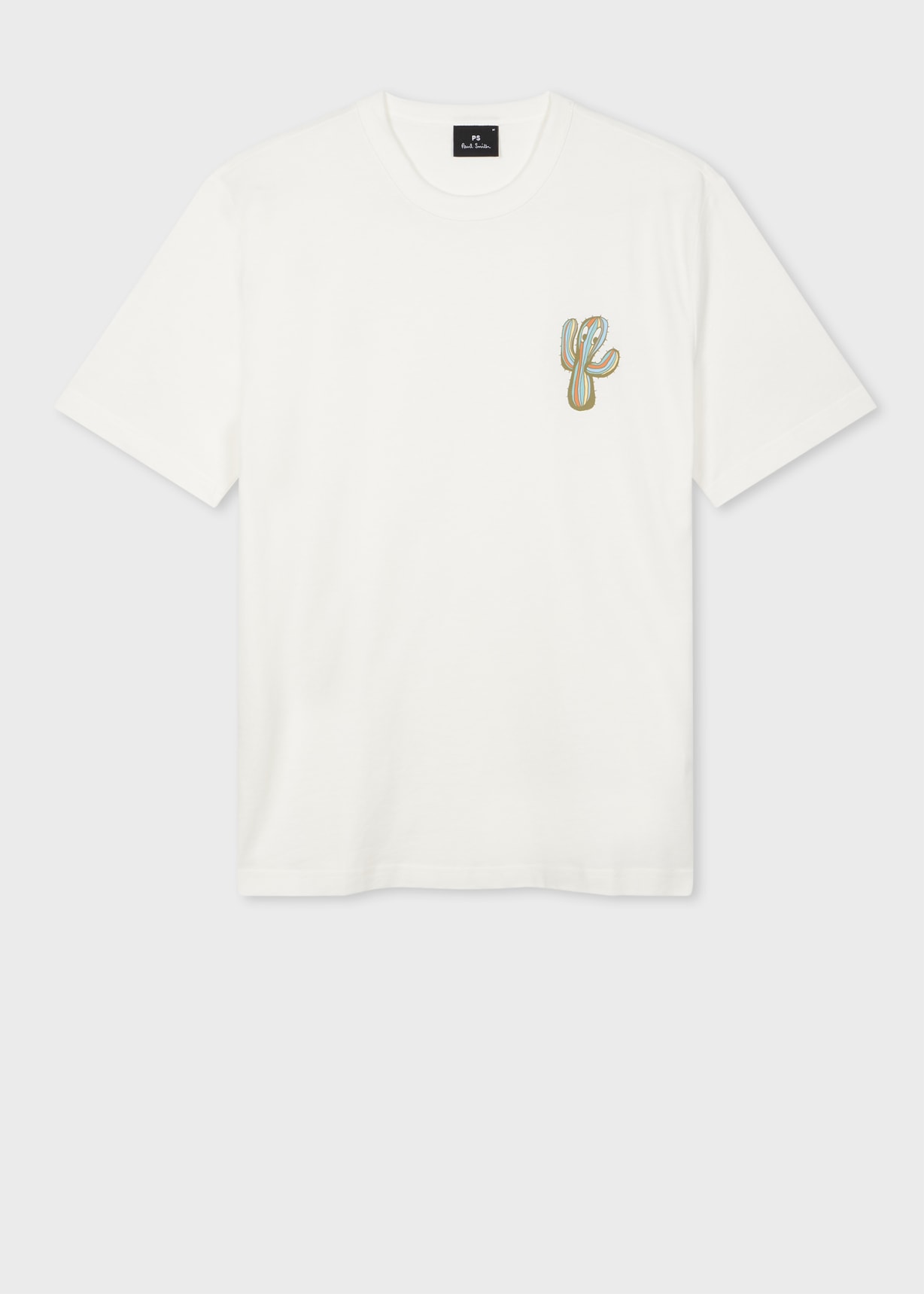 Paul Smith｜ (M2R 220X PP5120 79) Men's Black 'PS Circle Logo' Print T-Shirt