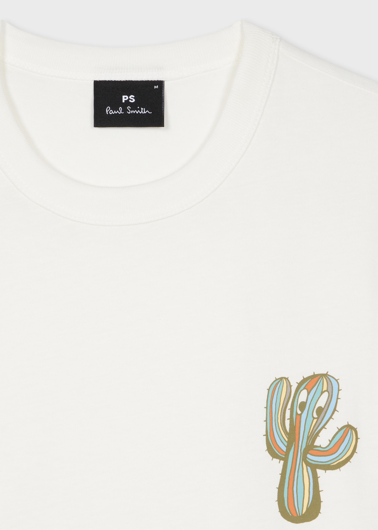 ★Paul Smith★Cactus T-Shirt Tシャツ 関税込 Men's White 'Cactus' Print T-Shirt