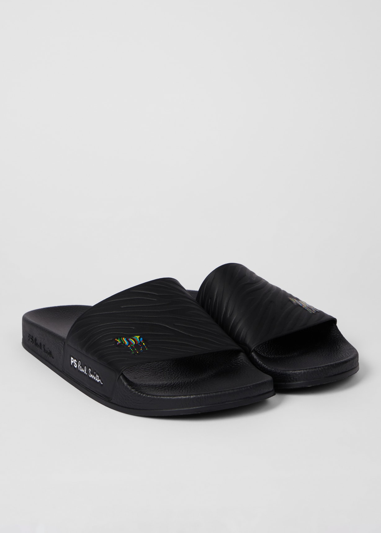 Paul Smith★ゼブラ ZED サンダル Men's Black Zebra 'Zed' Slides
