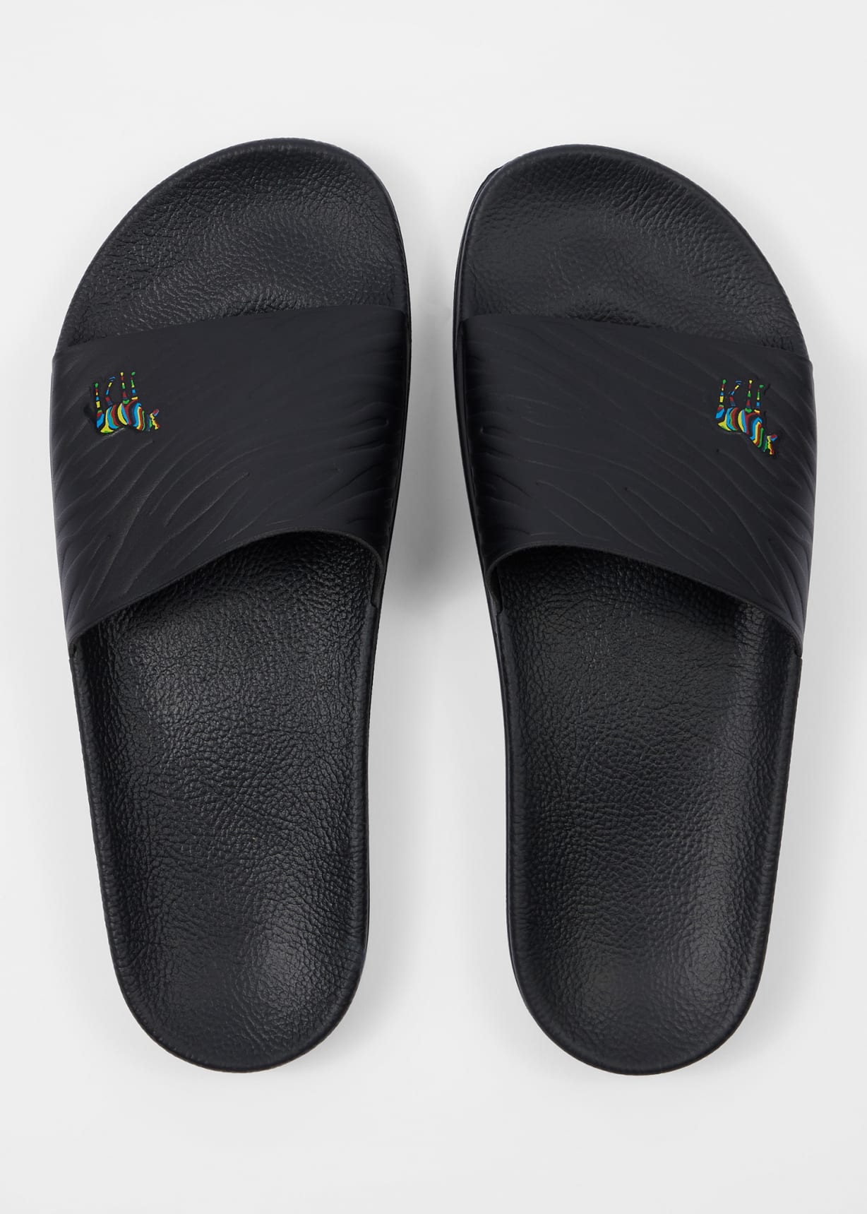 Paul Smith★ゼブラ ZED サンダル Men's Black Zebra 'Zed' Slides