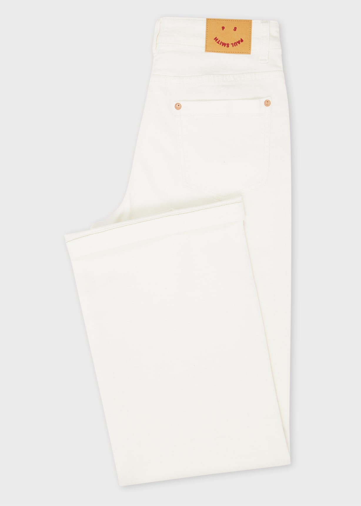 Product view - Women's Cream Wide Leg Jeans Paul Smith
