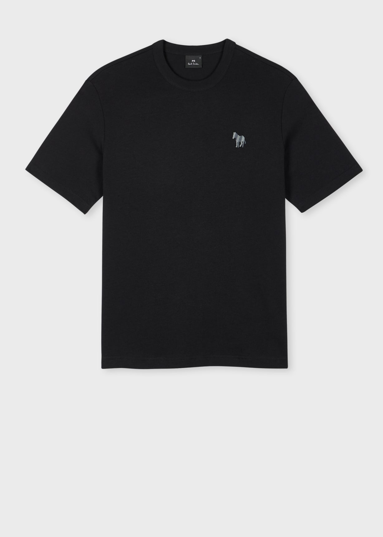 Black 'Broad Stripe Zebra' T-Shirt