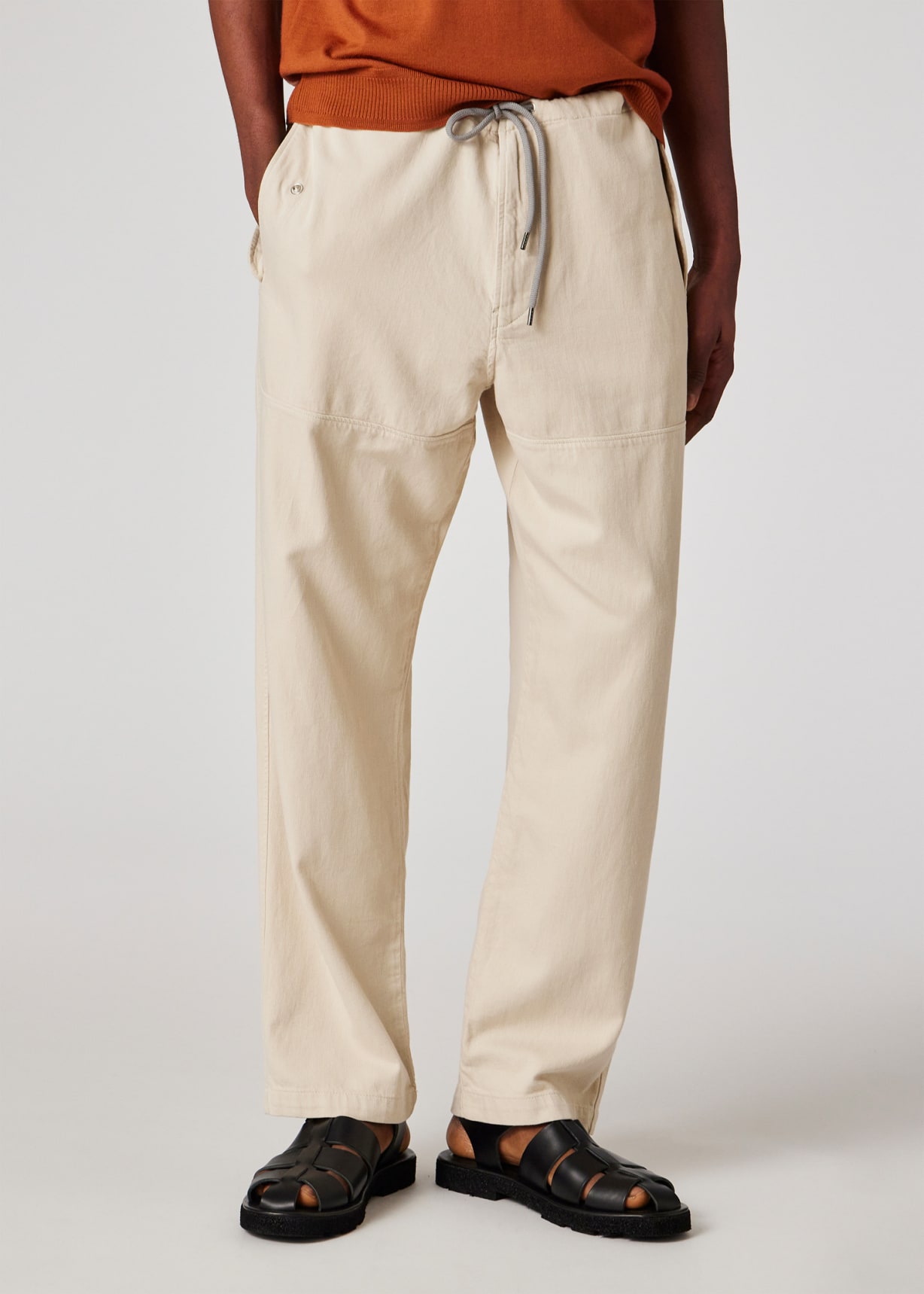 パンツ Paul Smith Relaxed-Fit Wide Leg Linen Cargo Trousers Paul Smith Relaxed-Fit Wide Leg Linen Cargo Trousers Blue