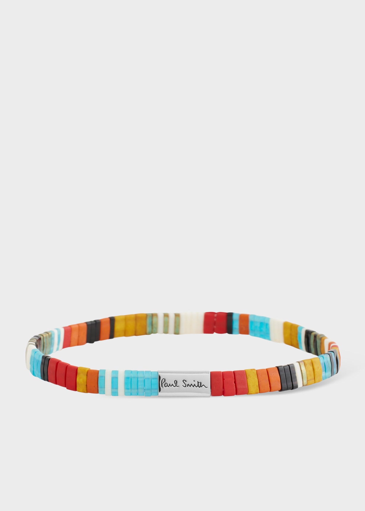 【関税込み】Paul Smith マルチカラー Stripe Bead ブレスレット Signature Stripe' Flat Bead Bracelet