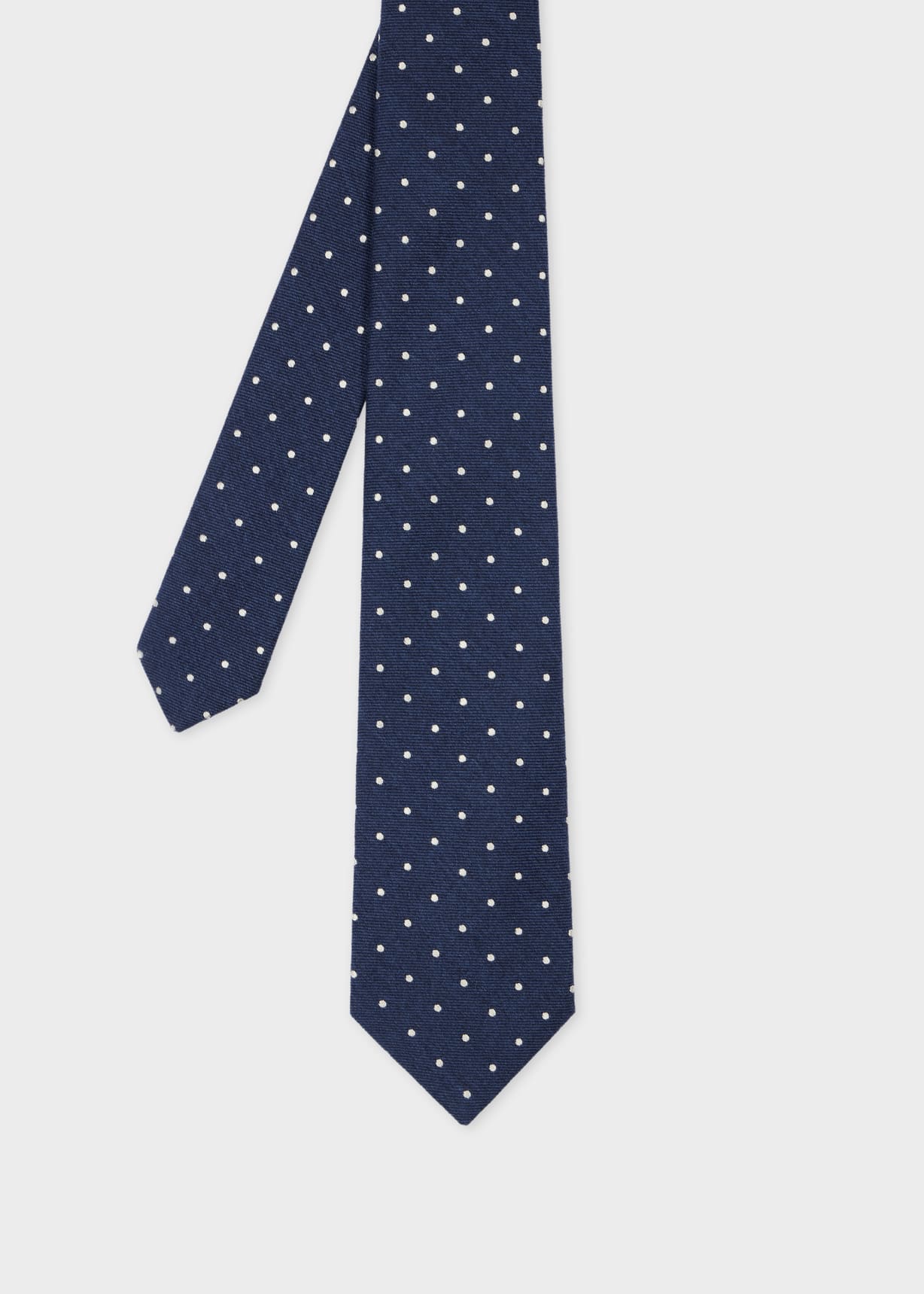 小物 Paulsmith polka dot tie Navy Blue Silk-Blend Polka Dot Tie