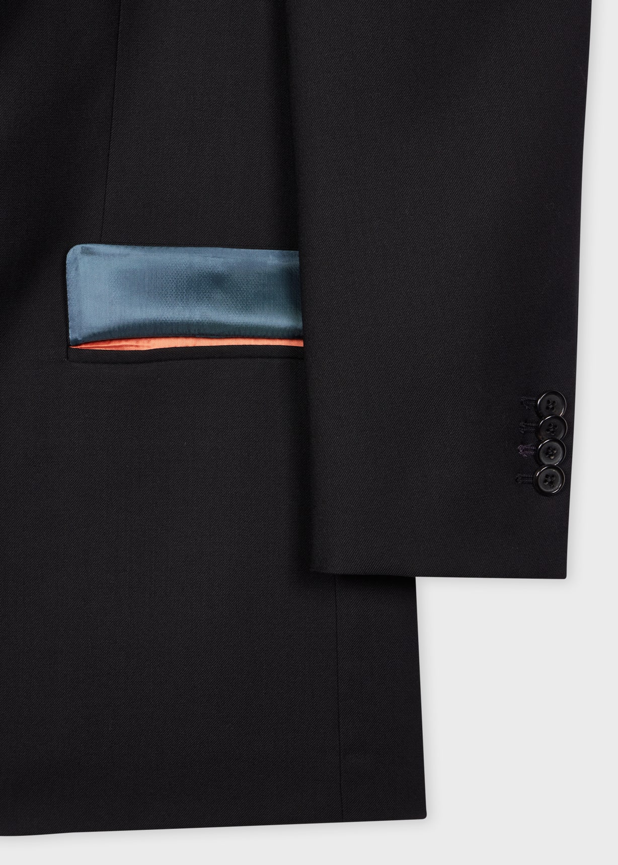The Soho - Men's Tailored-Fit Black Wool 'A Suit To Travel