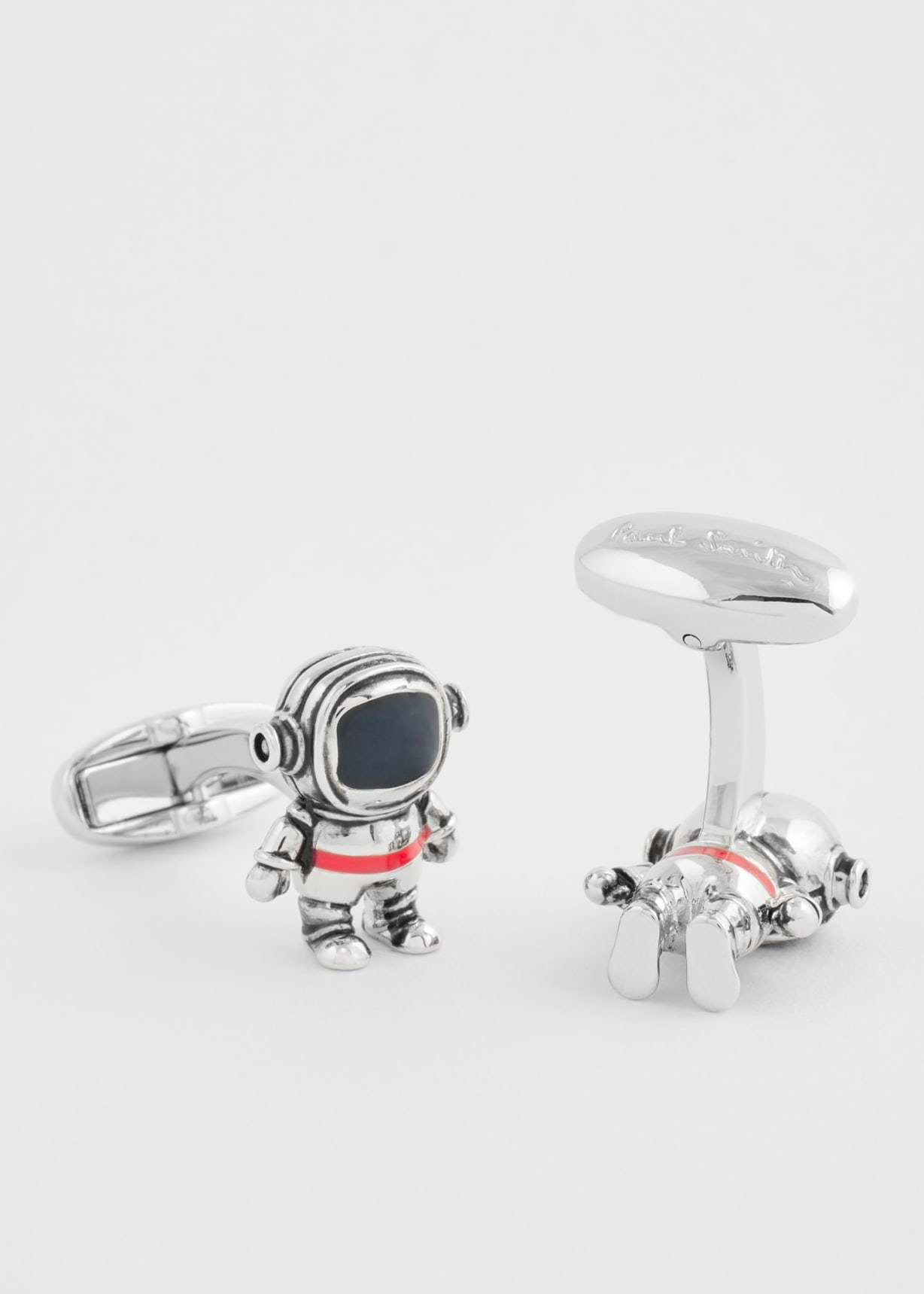 バングル PAUL SMITH Men Cufflinks Silver M1ACUFFPBUG 79 PAUL SMITH Silver-Tone Enamel Cufflinks for Men | MR PORTER
