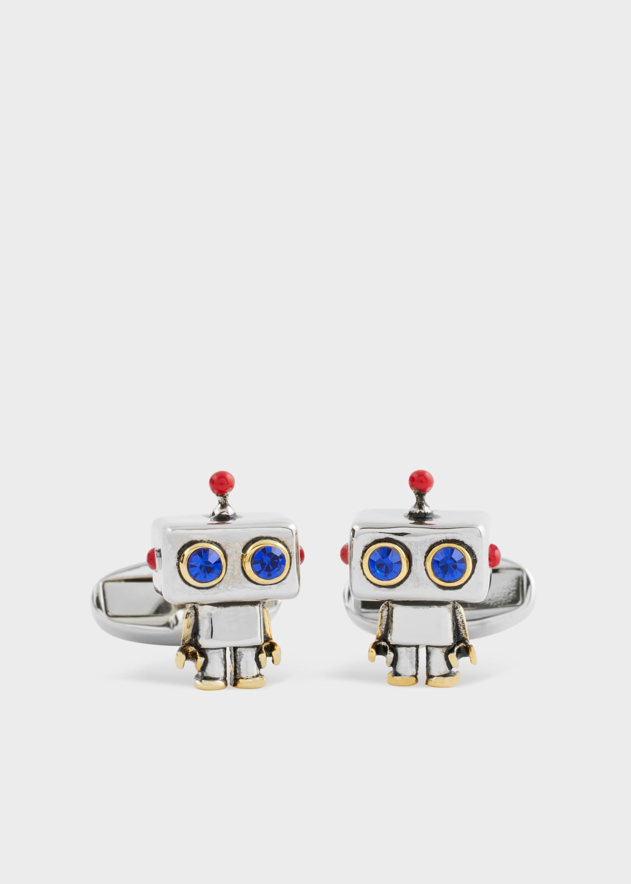 Red and Blue Robot Cufflinks