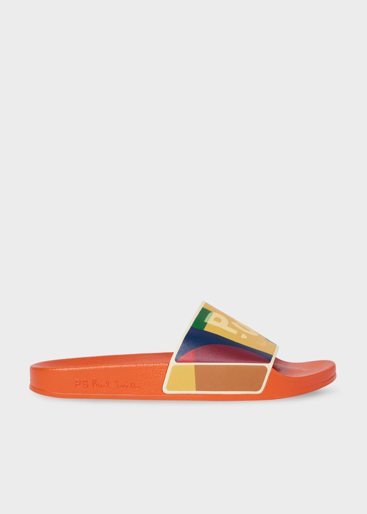 【23.65】23SS★ MULLY [SLIDE] Men's Multicolour 'Zed' Colourblock Slides