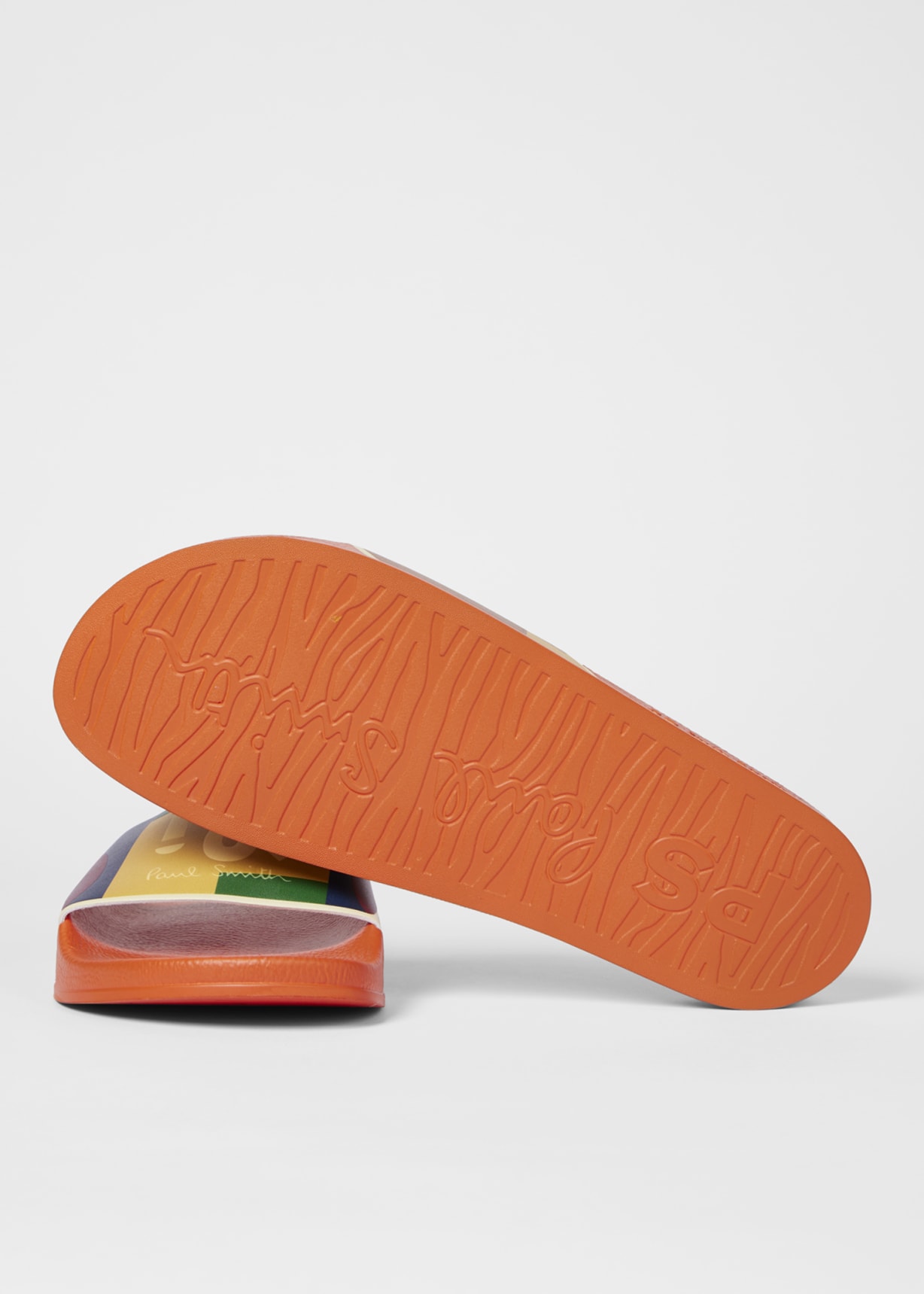 Men's Multicolour 'Zed' Colourblock Slides