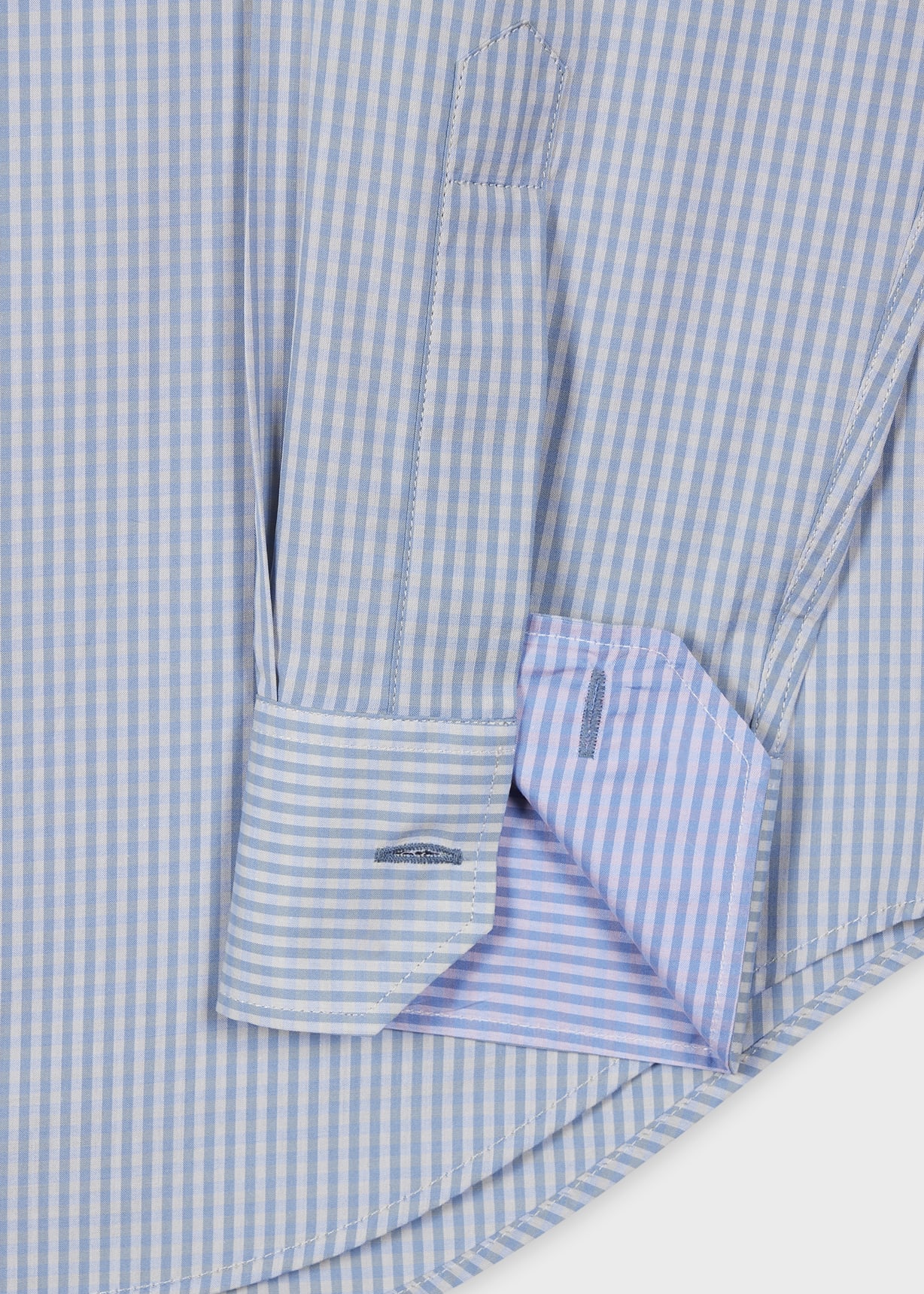 Product view - Tailored-Fit Blue And Green Gingham Shirt Paul Smith