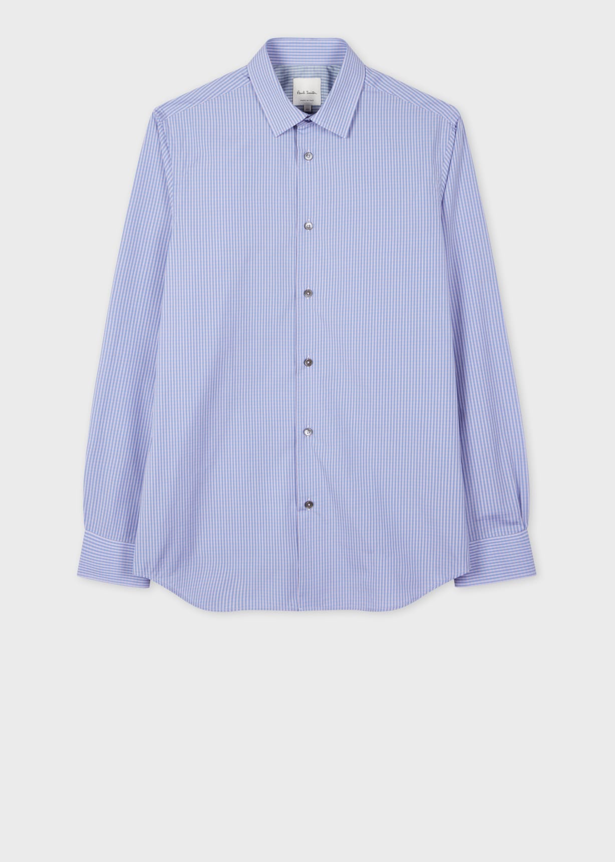 Product view - Tailored-Fit Blue And Pink Gingham Shirt Paul Smith