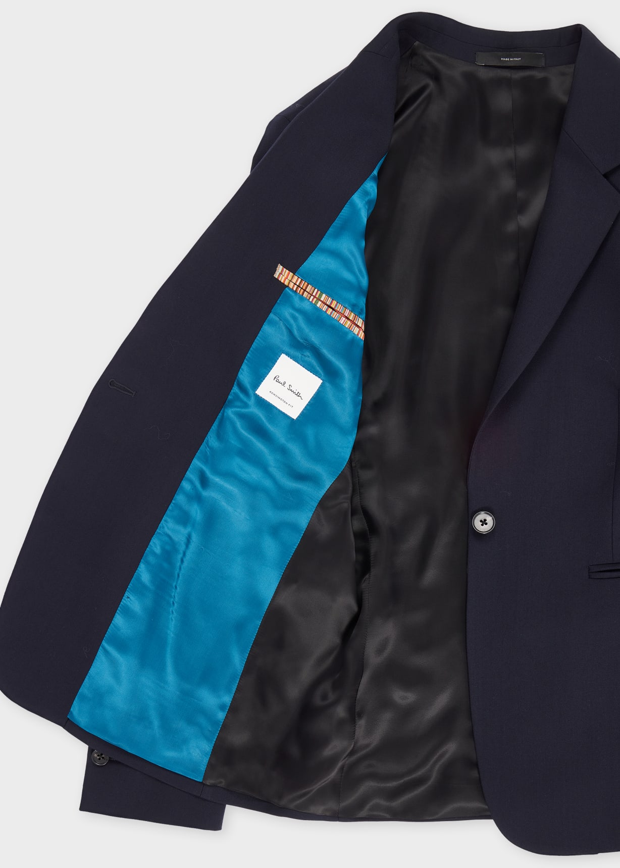 A Suit To Travel In - Women's Navy One-Button Wool Blazer