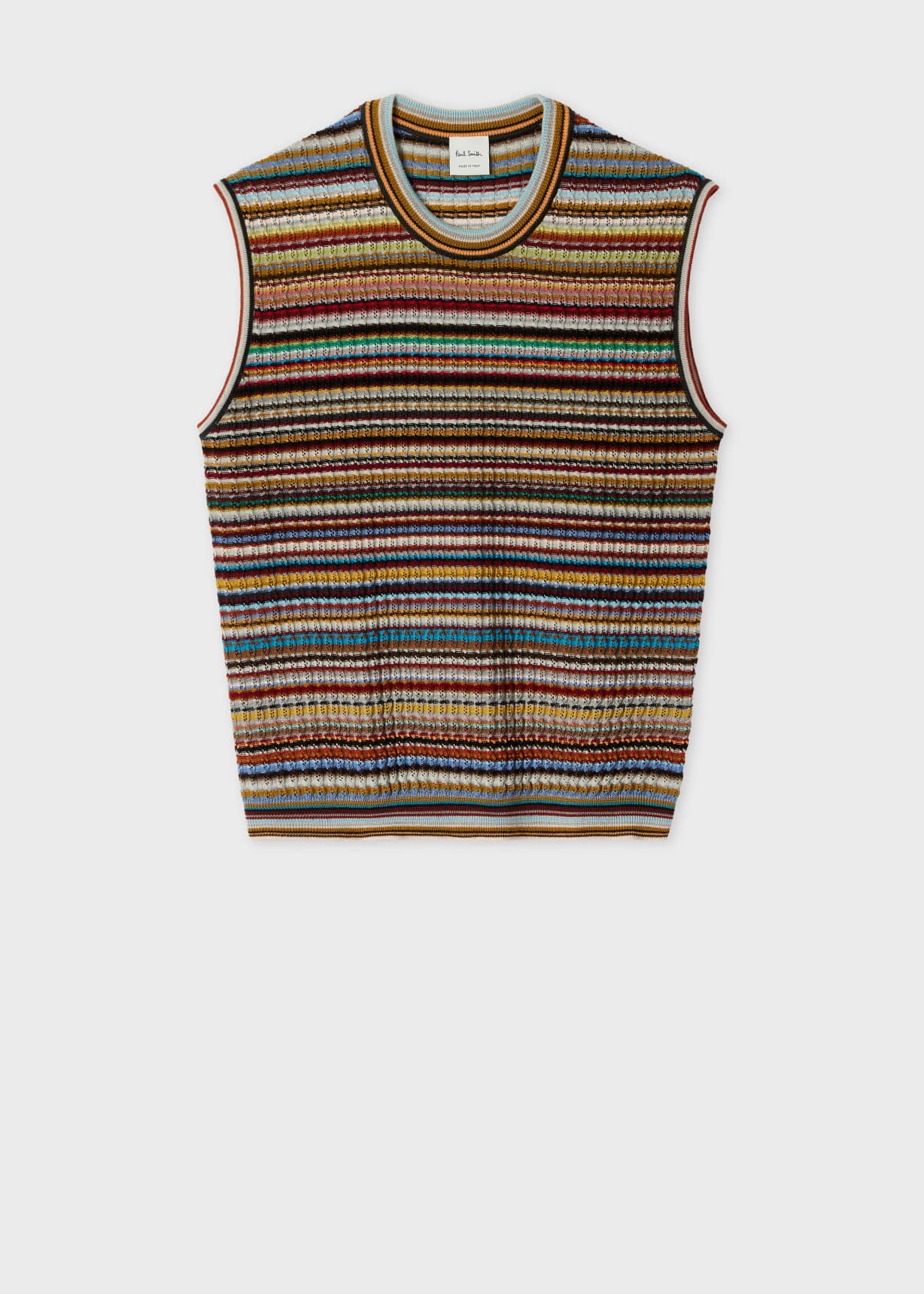 トップス 90s Paul Smith linen vest Women's Ivory Linen Vest Top