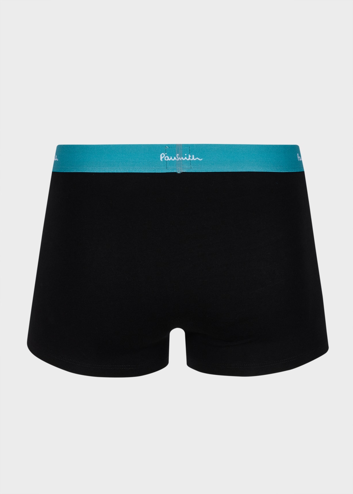トランクス Paul Smith Men's Trunks 3PK Bright Band Underwear Black Paul Smith Stretch Cotton Long Trunks, Pack of 3, Black