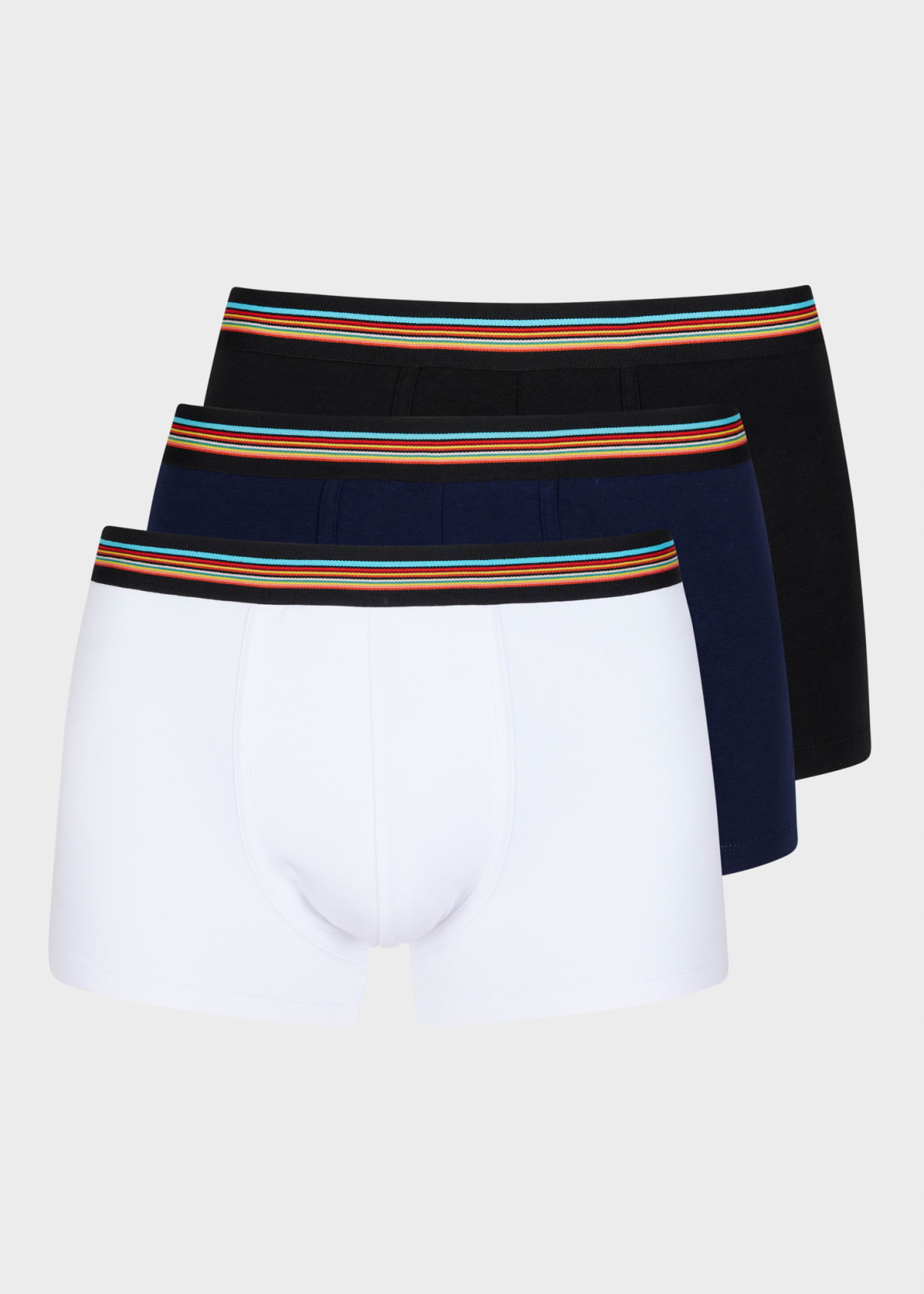 Paul Smith Confezione 3 Boxer Uomo A Righe – Jersey Leggero, Elastico In Vita Con Logo - 4