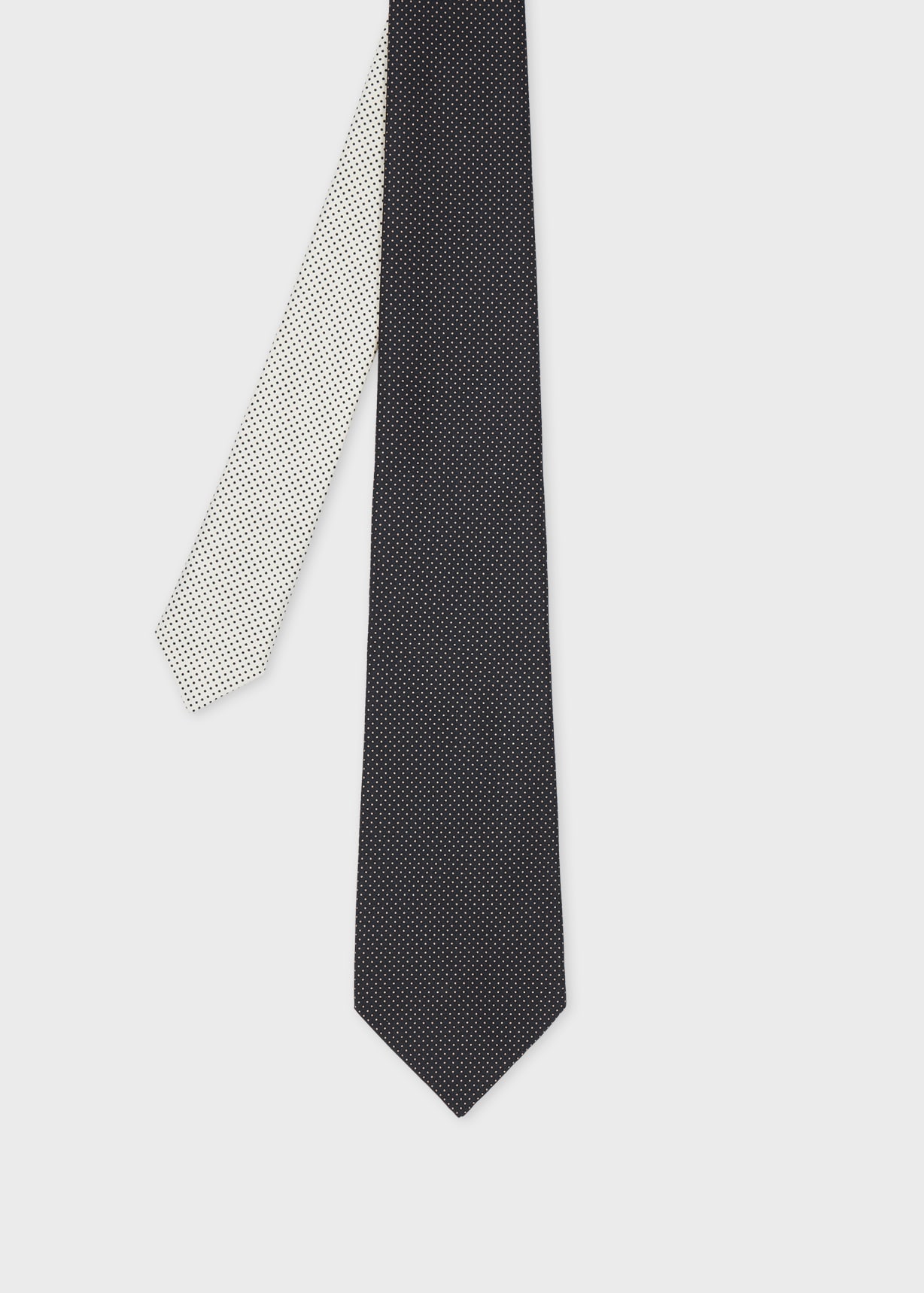 Black Silk Polka Dot Tie