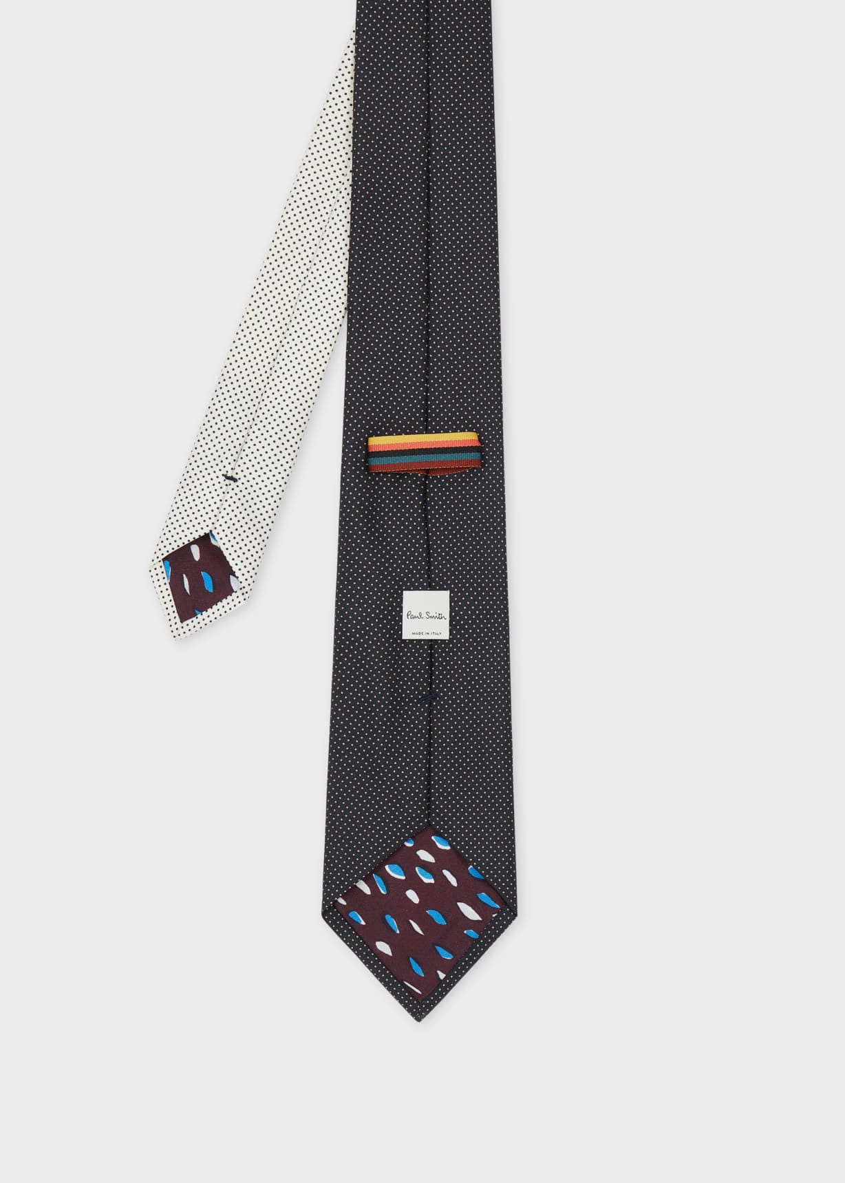 Black Silk Polka Dot Tie
