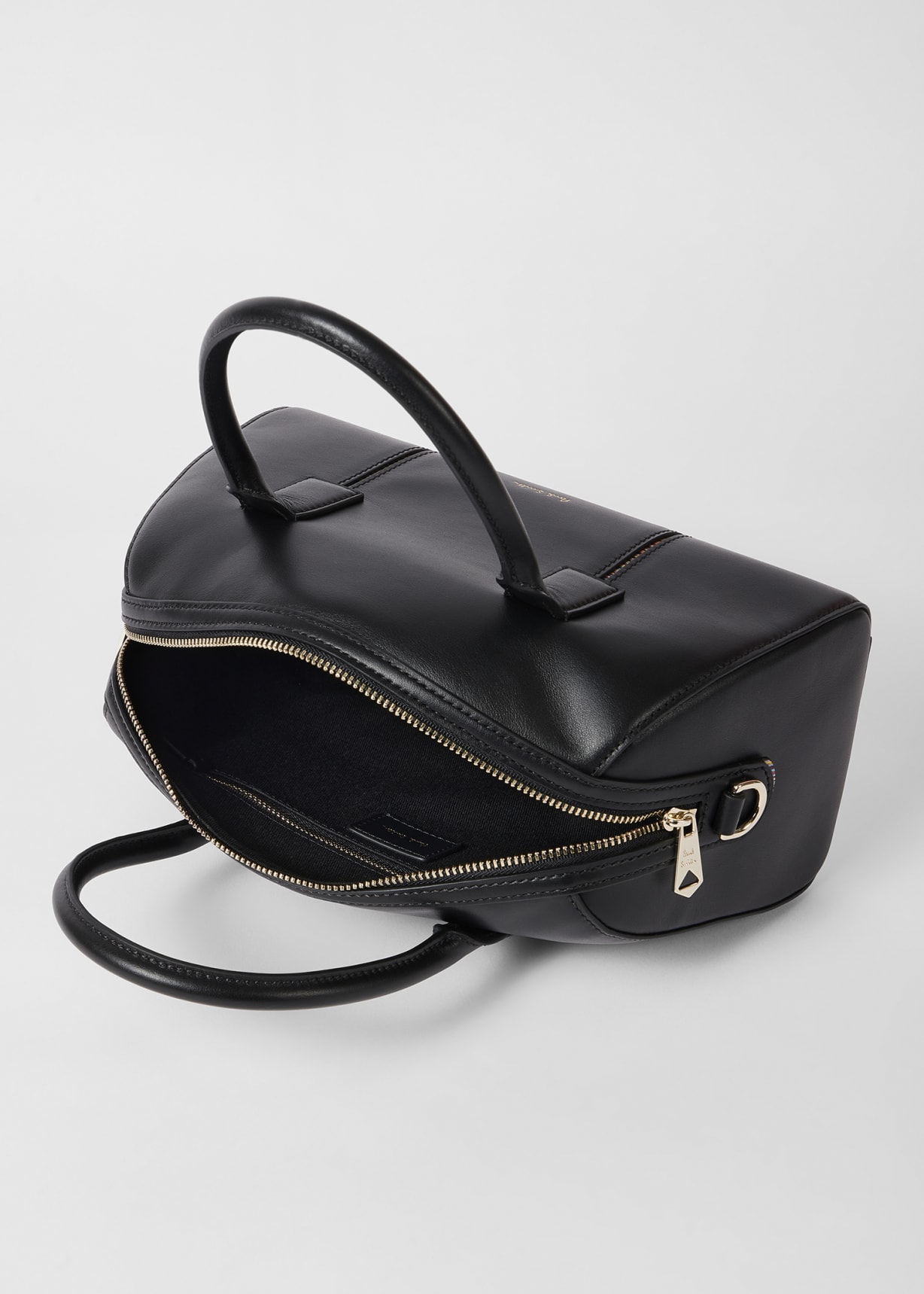 Paul Smith women ビジネス レザーバッグ Women's Small Leather Black 'Boston' Bag