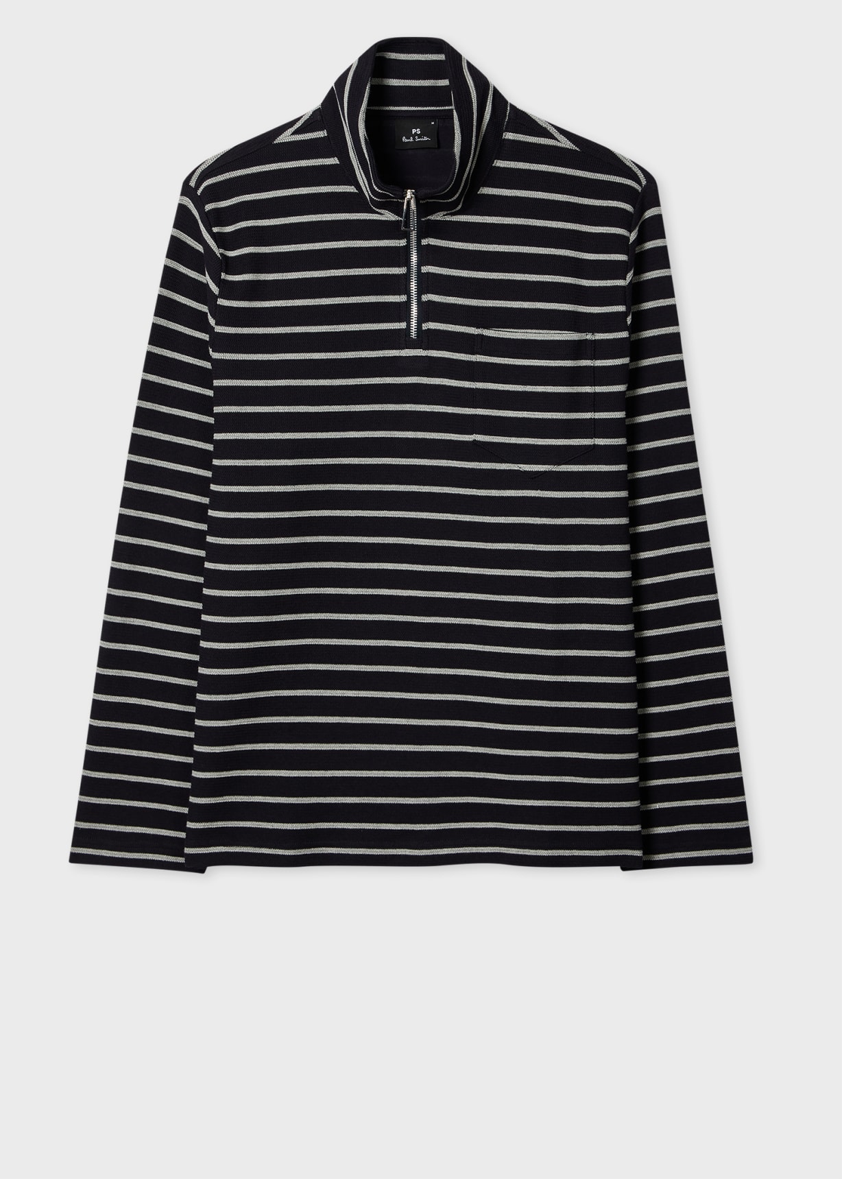[Paul Smith] ★ポールスミス★Stripe Trim Crewneck Sweatshirt 6-12 Years Navy 'Artist Stripe' Crew Neck Sweatshirt