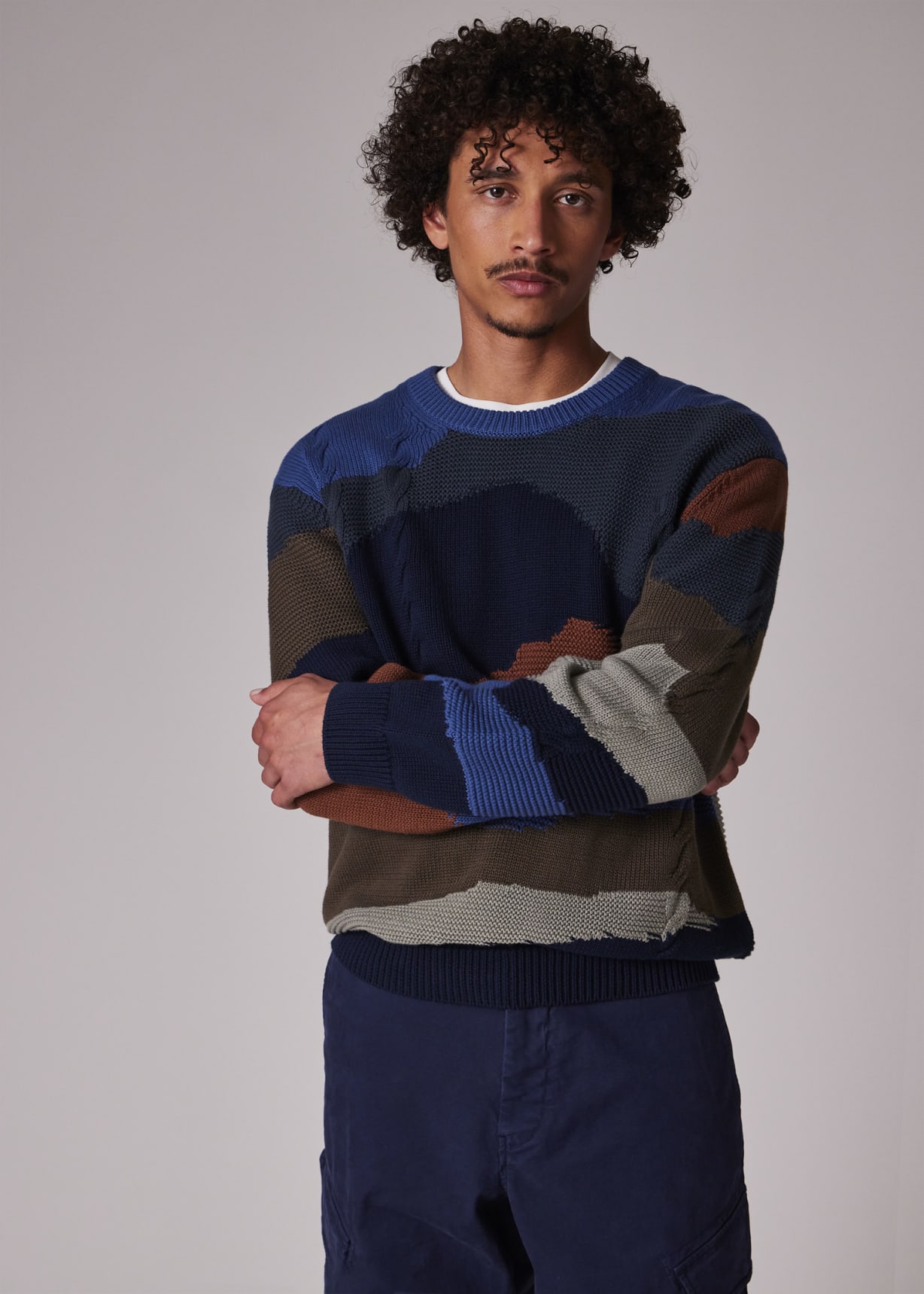 Paul Smith｜ (M2R 220X PP5073 79) Men's Black 'Skull Sketch' Print T-Shirt