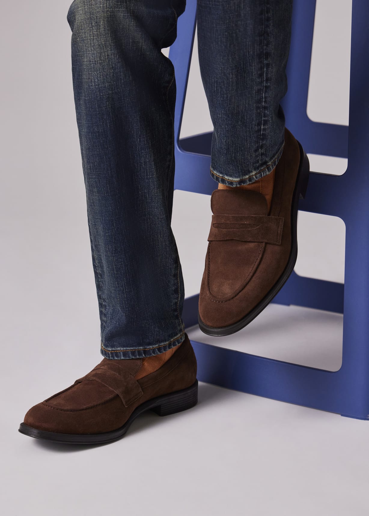 Men's Brown Suede 'Pierce' Loafers