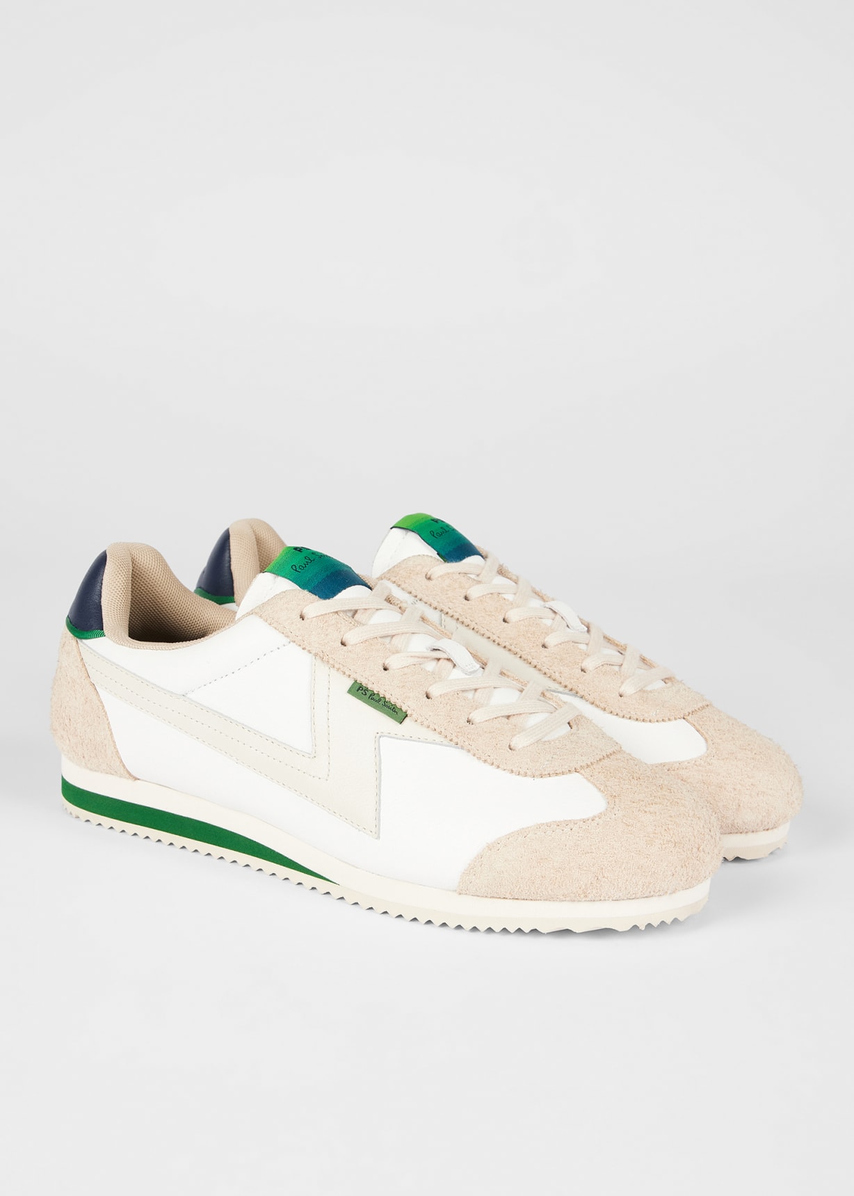 Paul Smith｜SNEAKERS (M2S HLS01 NCAS 01) Men's White Leather 'Lee' Sneakers