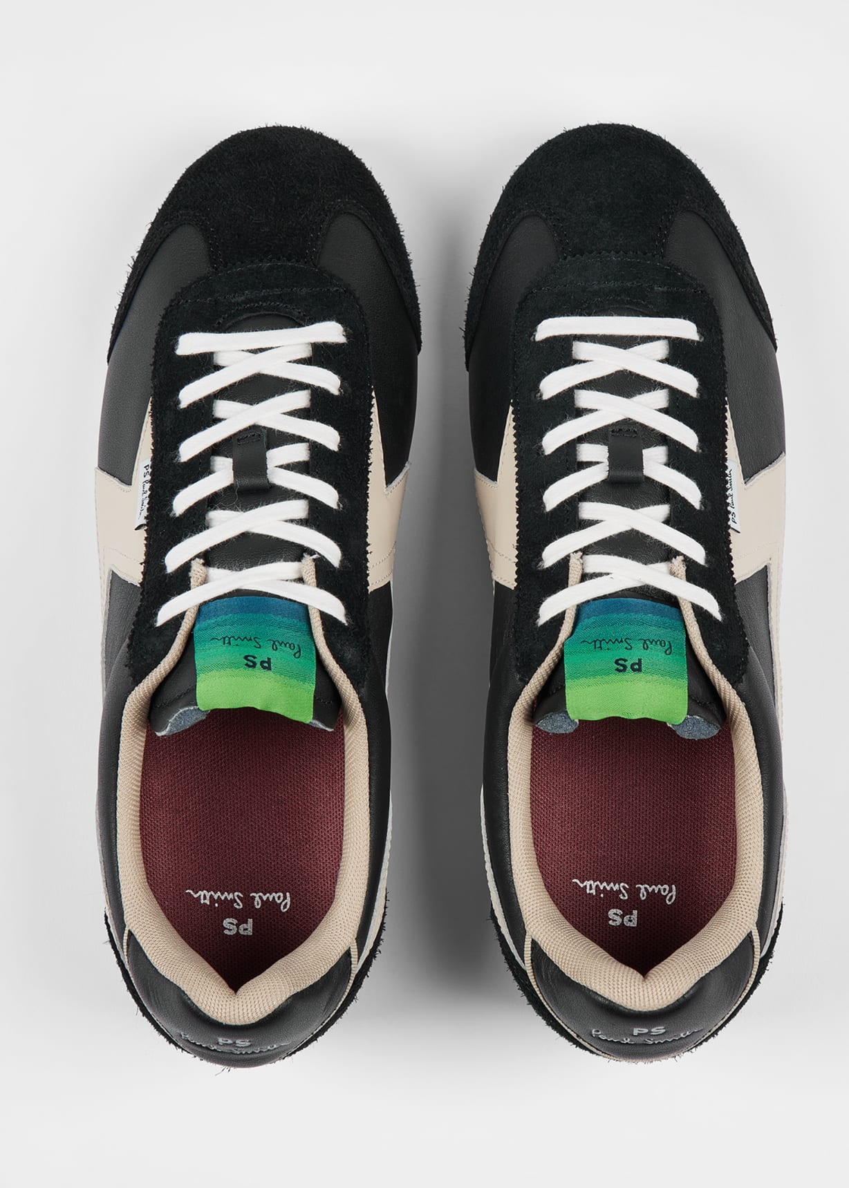 Trys様　Paul Smith Collection Angola100% Men's Black 'Atlanta' Trainers