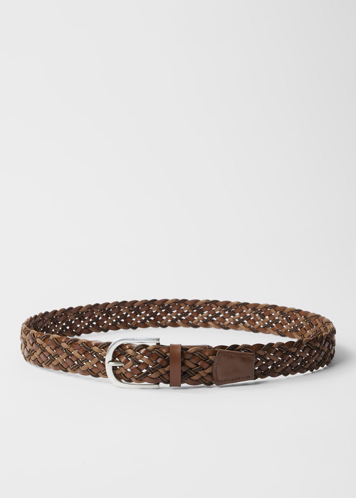 brown weave belt