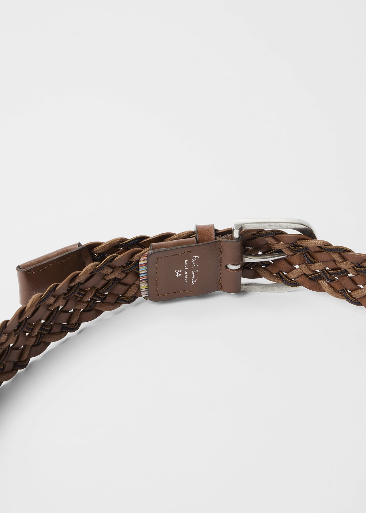 brown weave belt