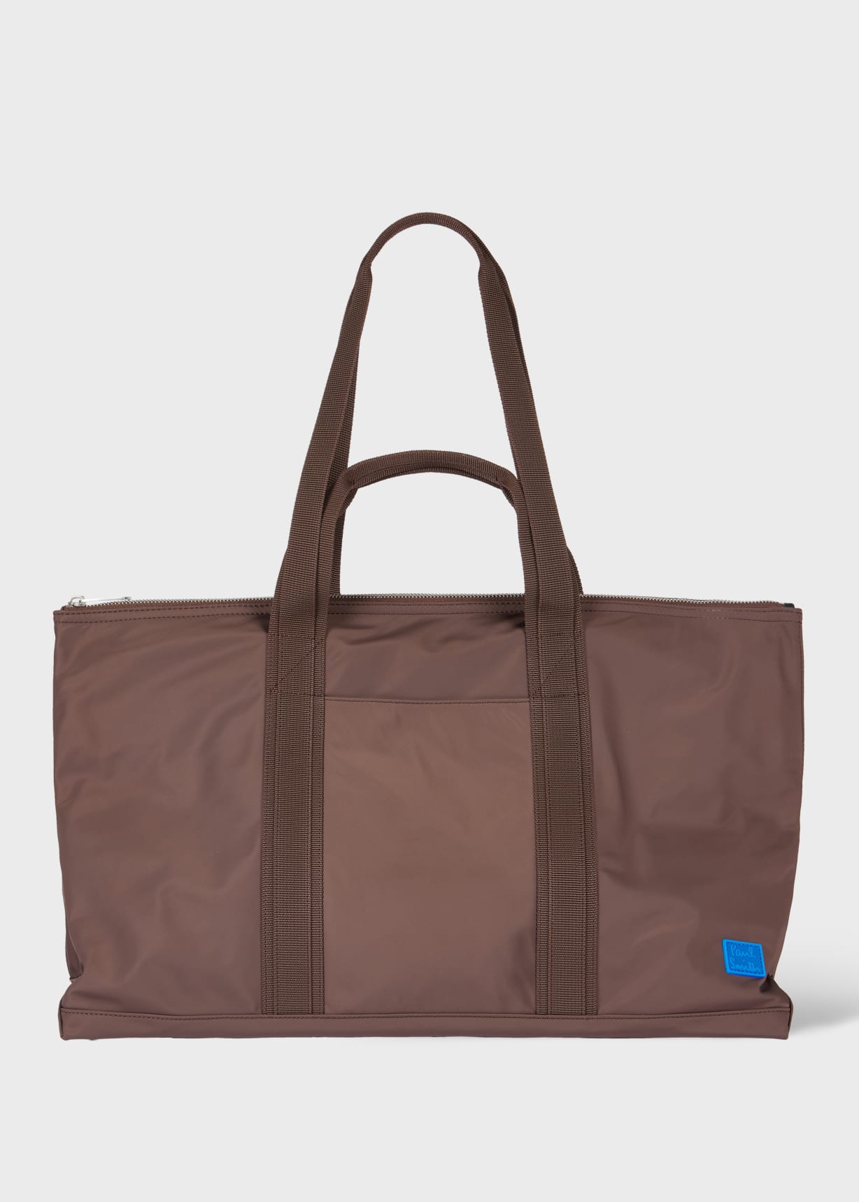 Men's Brown Recycled Polyester Tote Bag