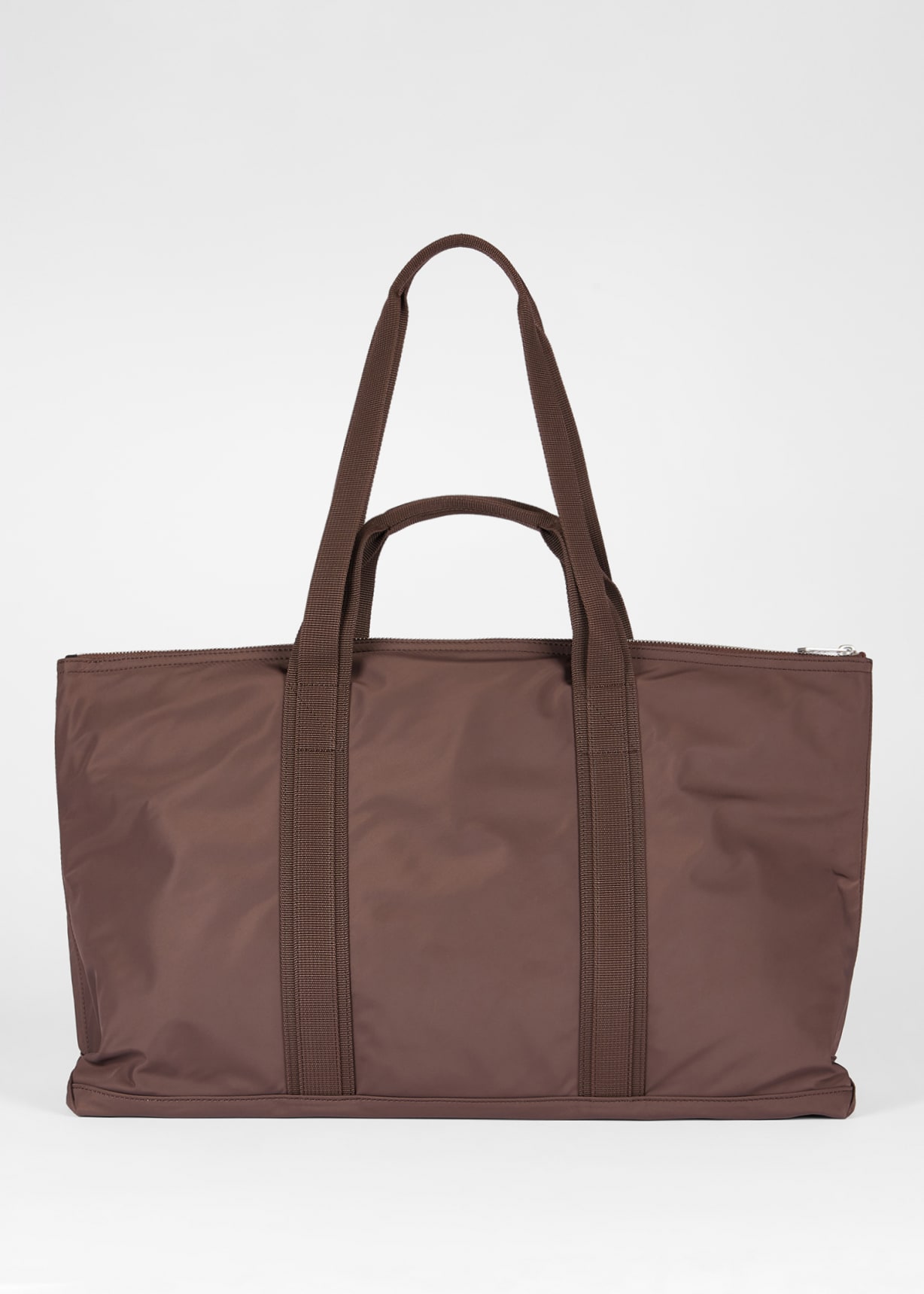 Men's Brown Recycled Polyester Tote Bag