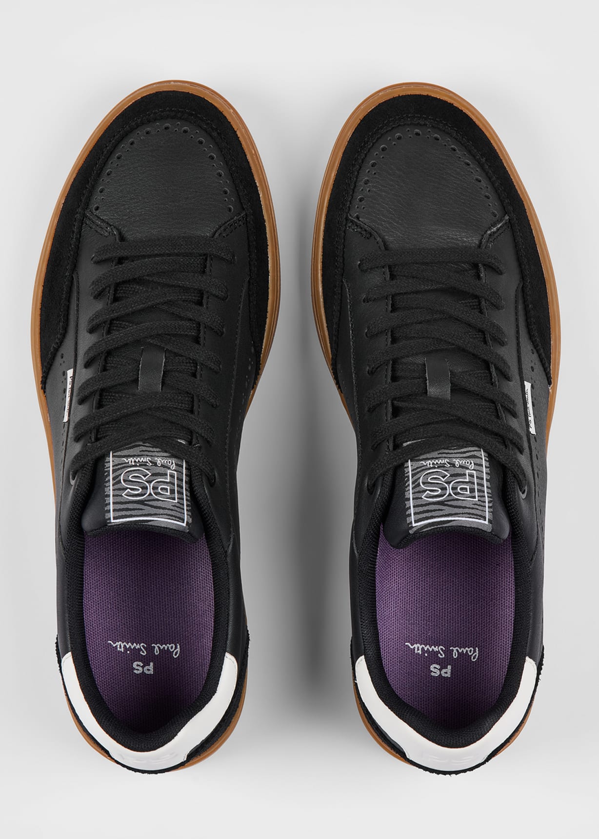 ★Paul Smith★HILLSTAR ブラック スニーカー Men's Black Leather 'Hillstar' Trainers