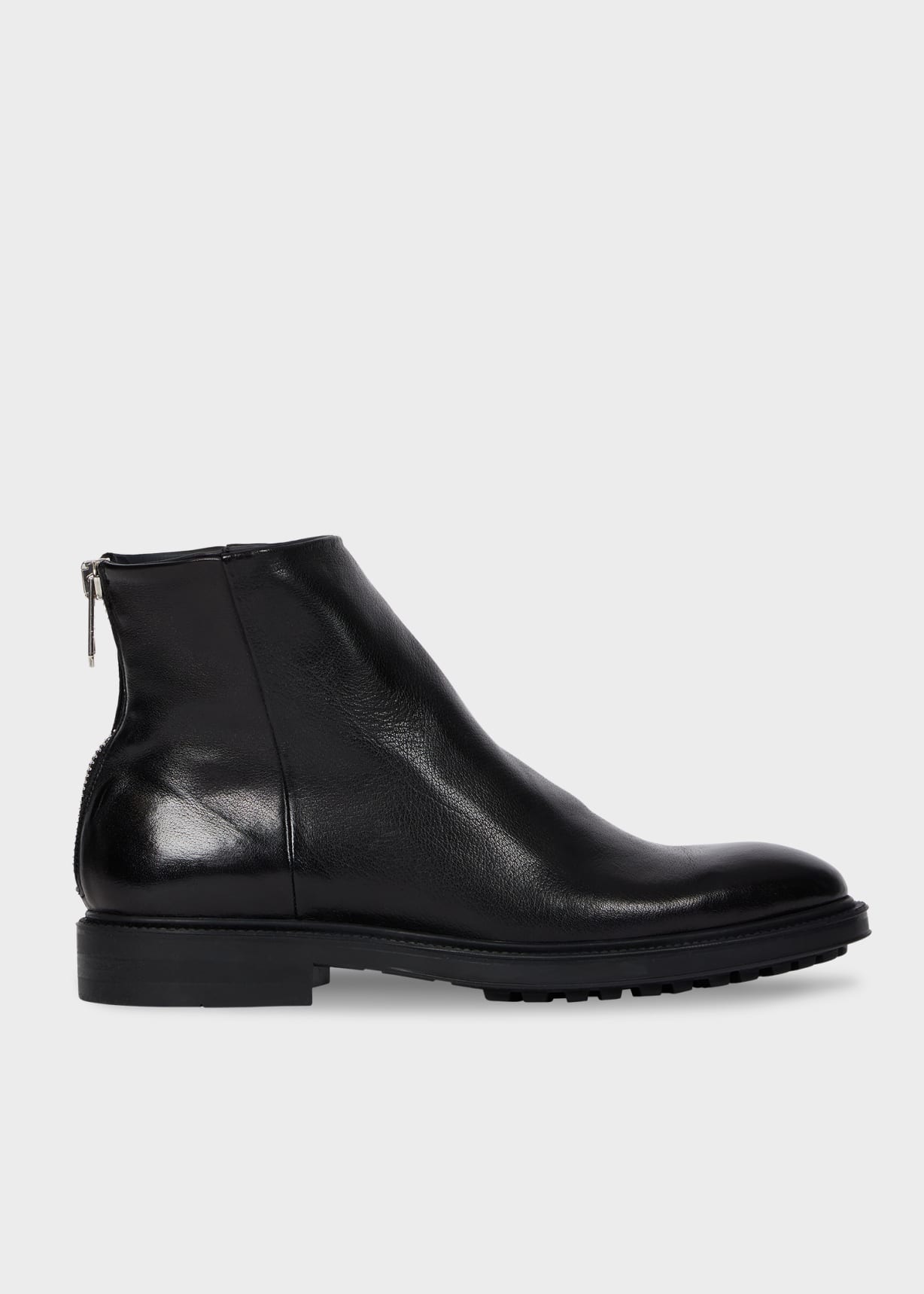 Men's Black Leather 'Nik' Boots
