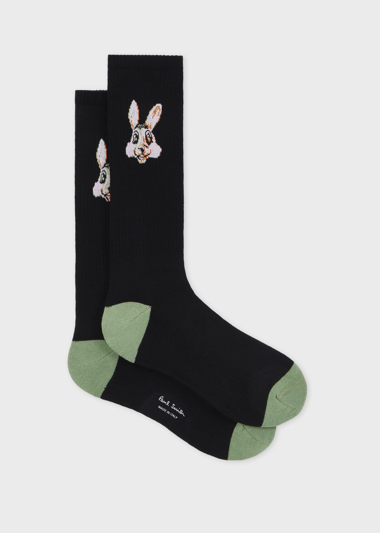 Men's Black 'Lamine Bunny' Socks