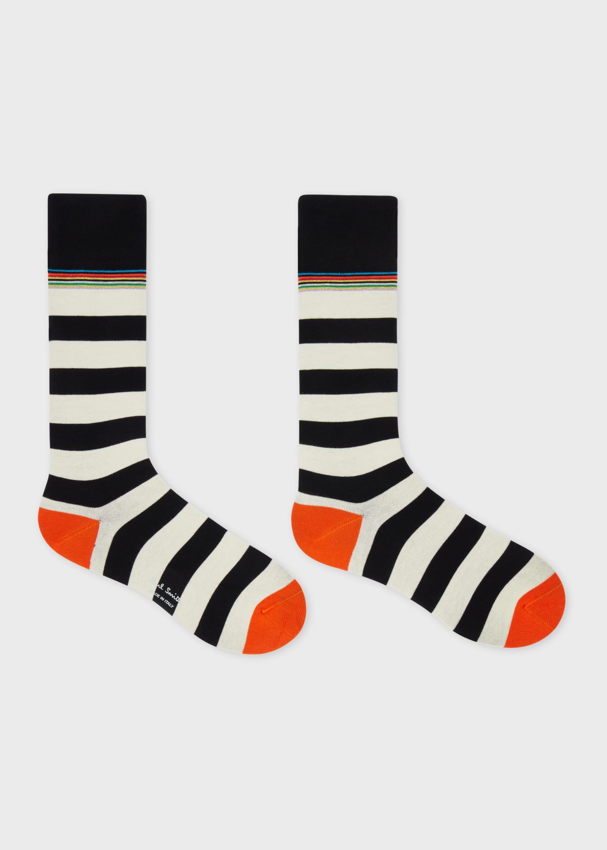 タイツ・ソックス Paul Smith Signature Stripe Socks Set Of 3 Pairs Black and White Block 'Signature Stripe' Socks Paul Smith