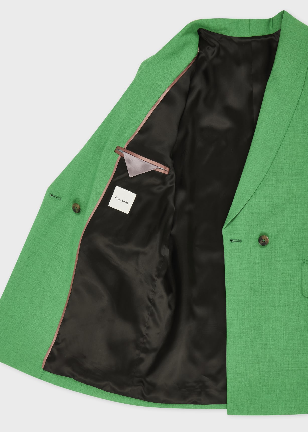 大人女性の Women's Green Jacket Waist Tie Wool-Blend ジャケット・アウター