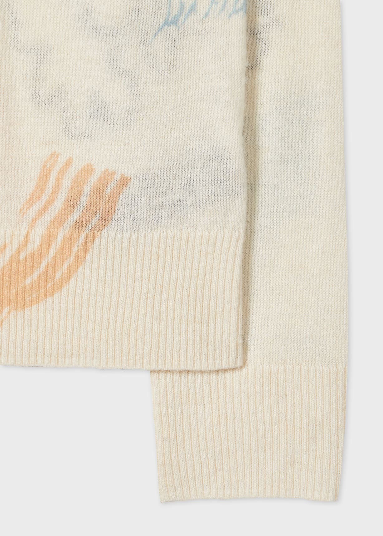 Pull Paul Smith En Laine Alpaga à Col Rond Et Torsades - Neuf Avec étiquettes, Couleur Bleu, Style Chic Décontracté