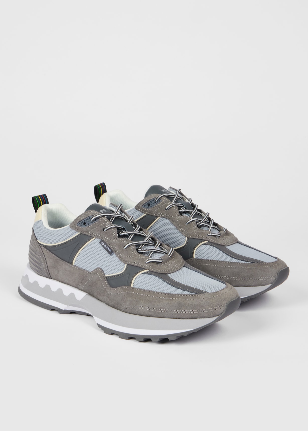 Men's Grey 'Banks' Trainers