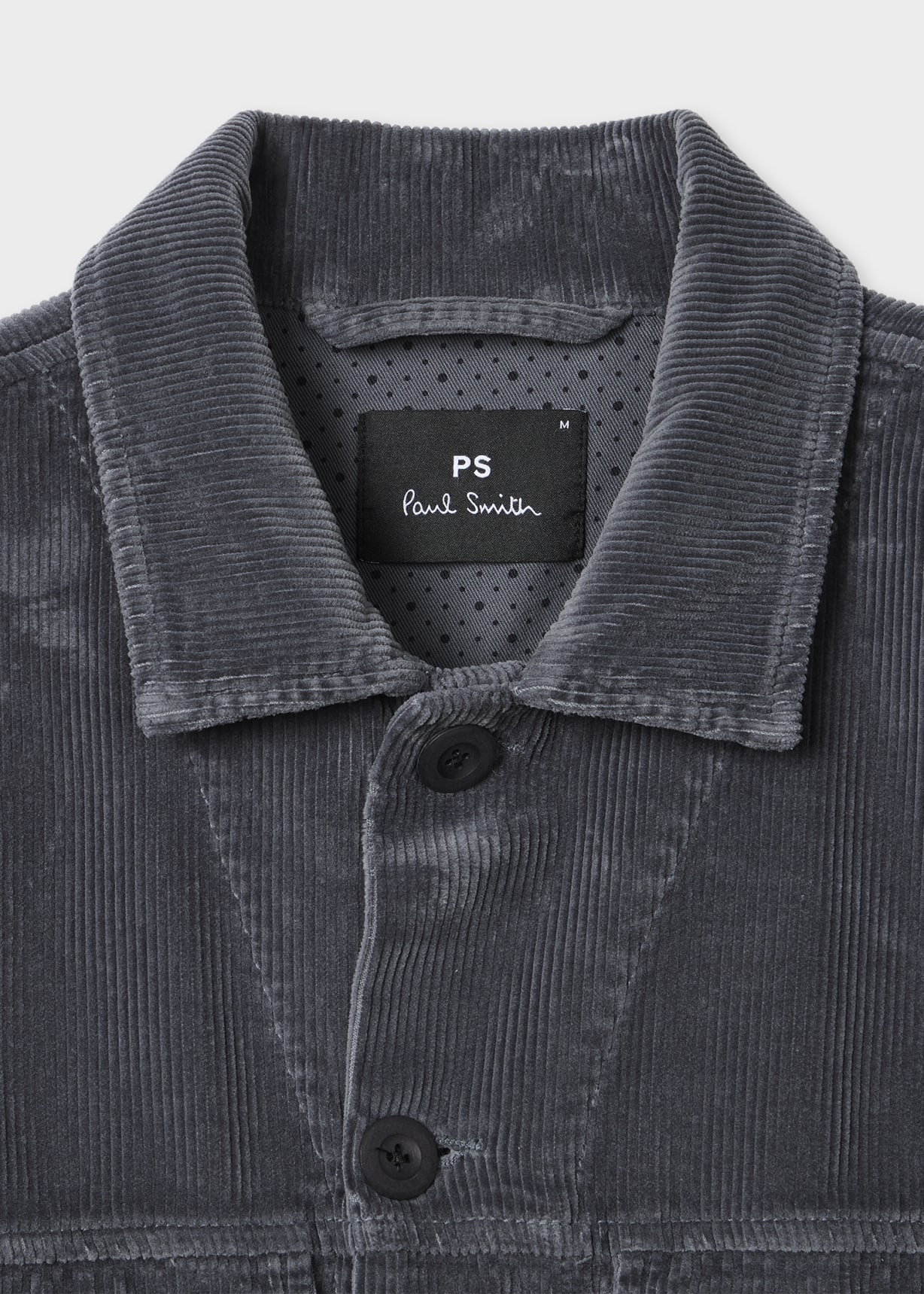 Men's Grey Corduroy Jacket