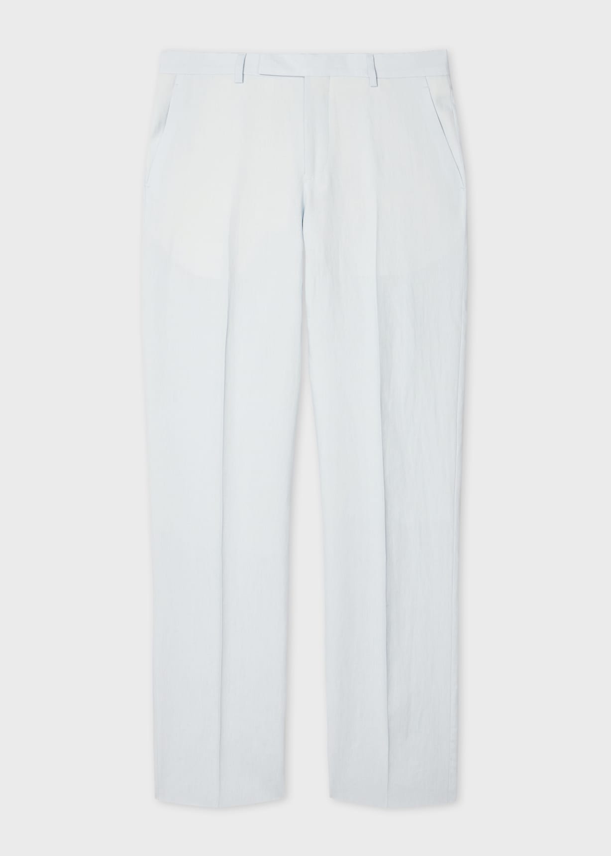 Tonywack Men's Linen Blend Trousers Blue