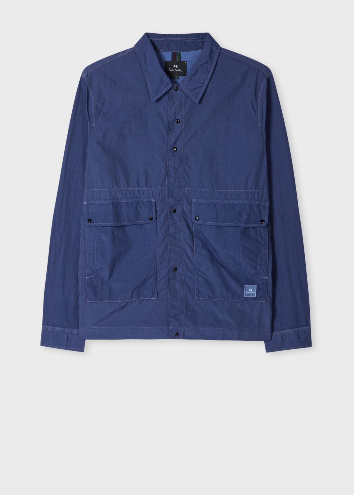 ジャケット・アウター Paul Smith Men's Grey Bi-Stretch Wool Reversible Bomber Jacket