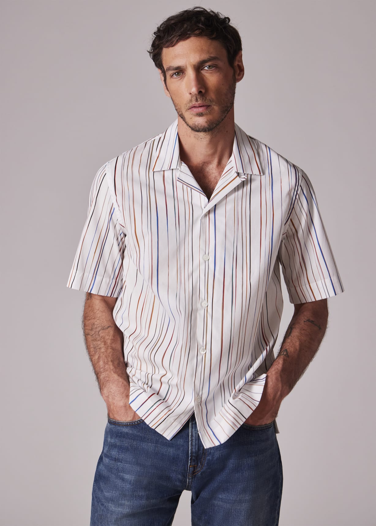 *Paul Smith* \"Signature Pinstripe\" 半袖Tシャツ Paul Smith｜ウィメンズ 